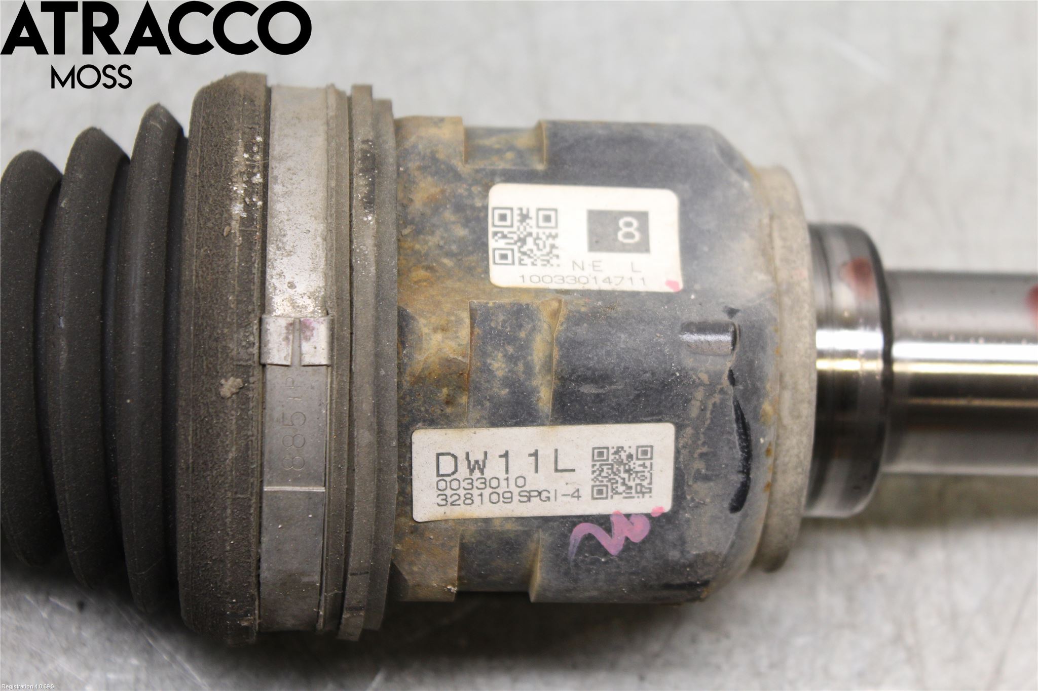 Toyota PRIUS ZVW30 09-20 Drivaksel Foran Kompl Venstre