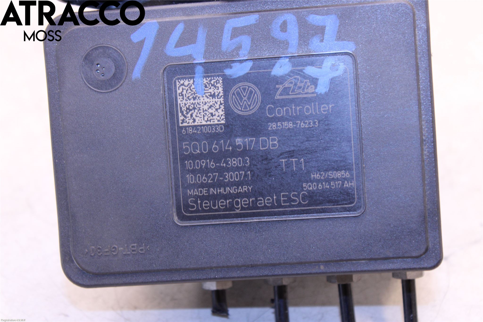 Volkswagen VW GOLF / E-GOLF VII 13-20 Abs Hydraulikkaggregat