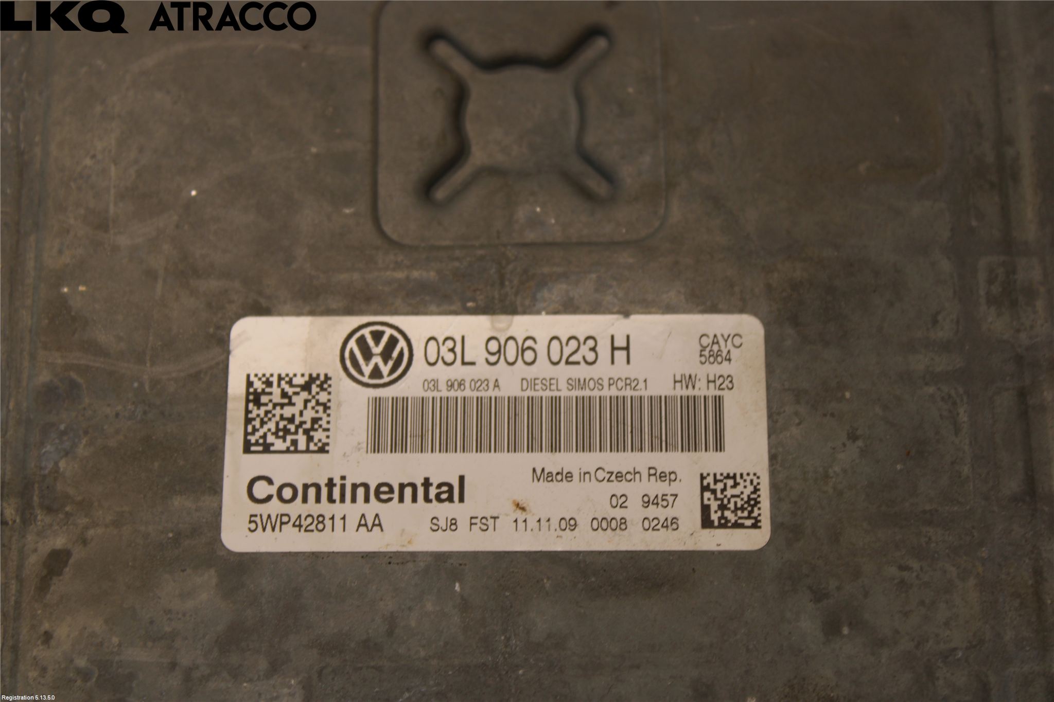 Volkswagen VW GOLF VI 09-13 Styreenhet Innsprøytning