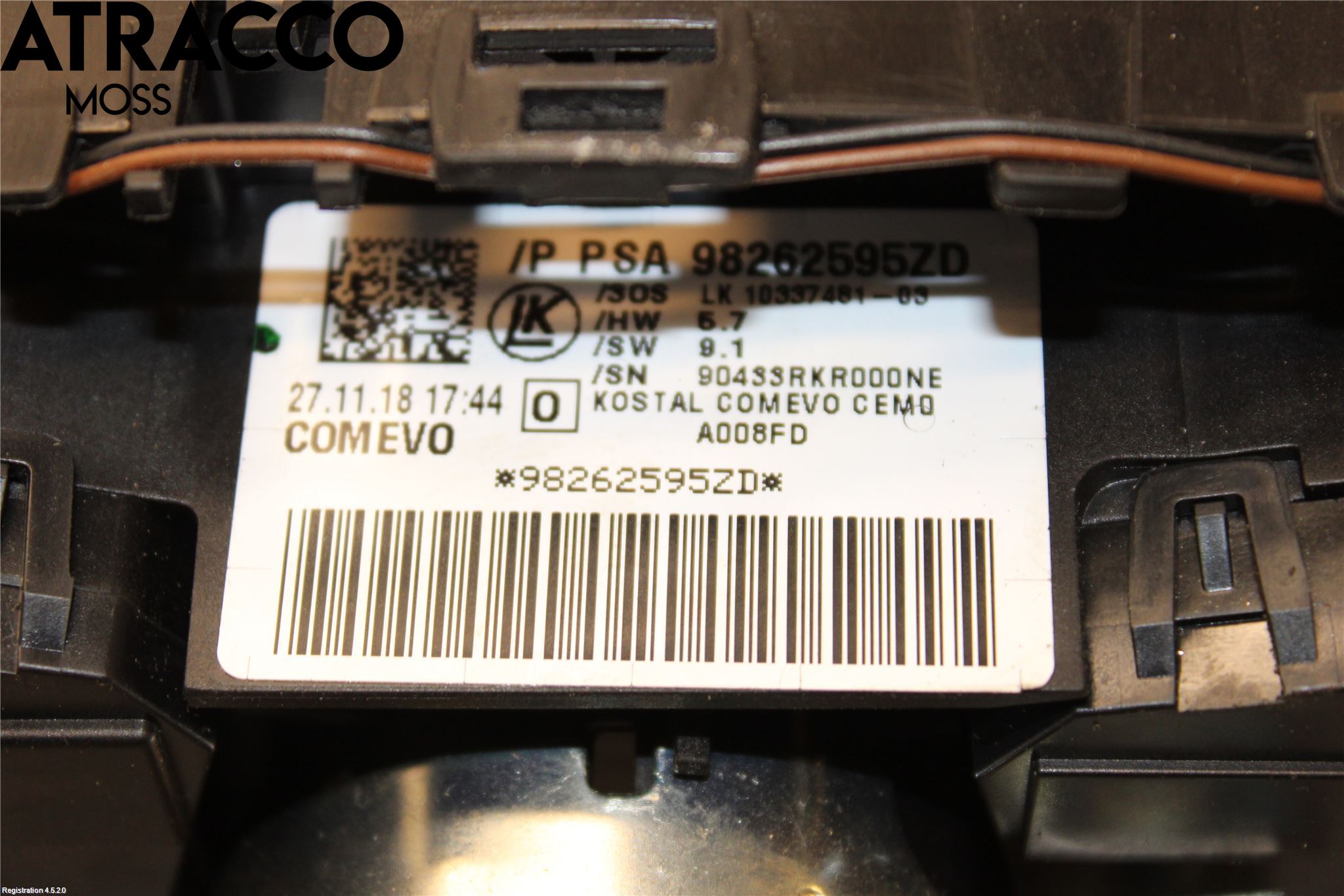 Peugeot PARTNER/E-PARTNER 19- Bryter Ratt Kombi H Og V