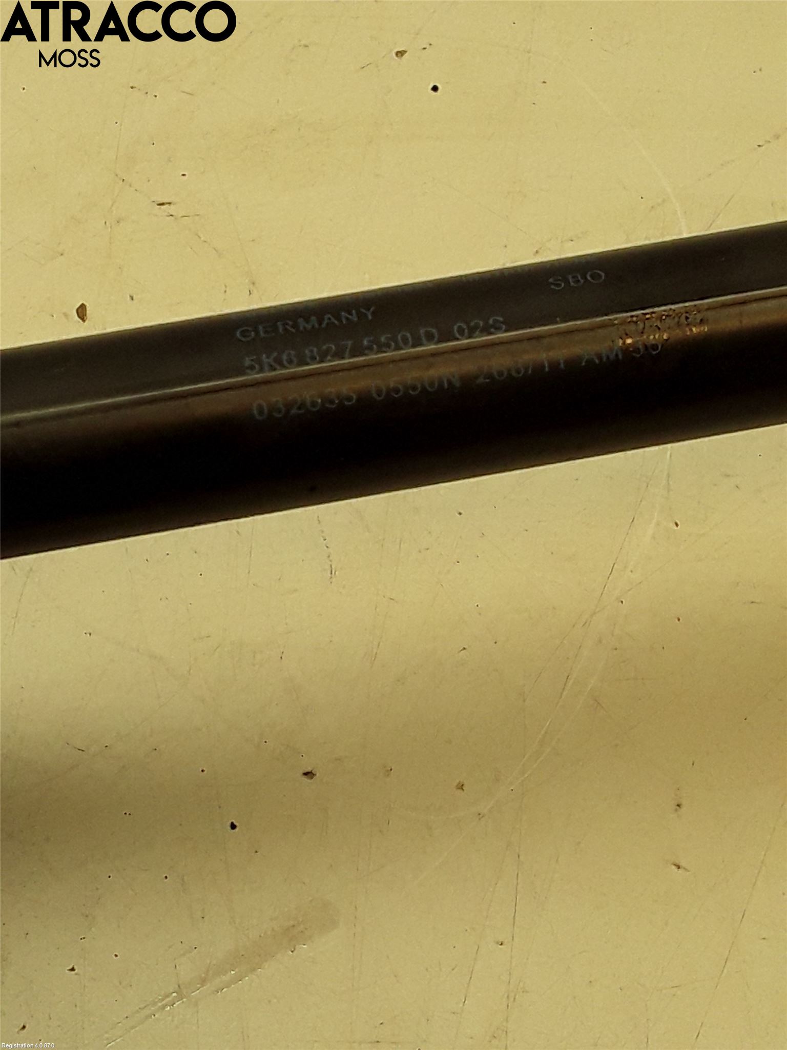 Volkswagen VW GOLF VI 09-13 Bakluke Demper-Gassfjær