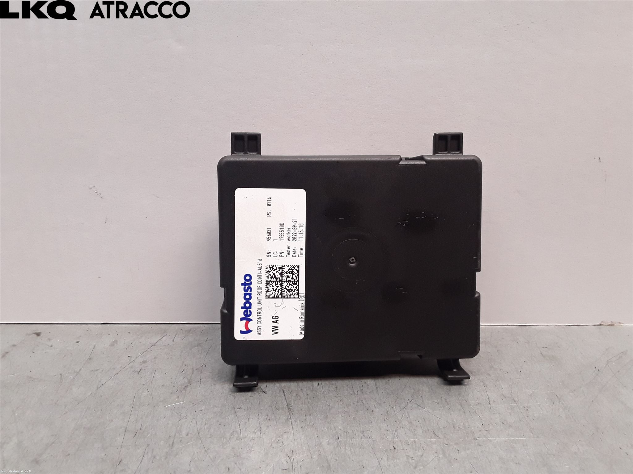 Audi E-TRON, S GE 19- Styreenhet Øvrig