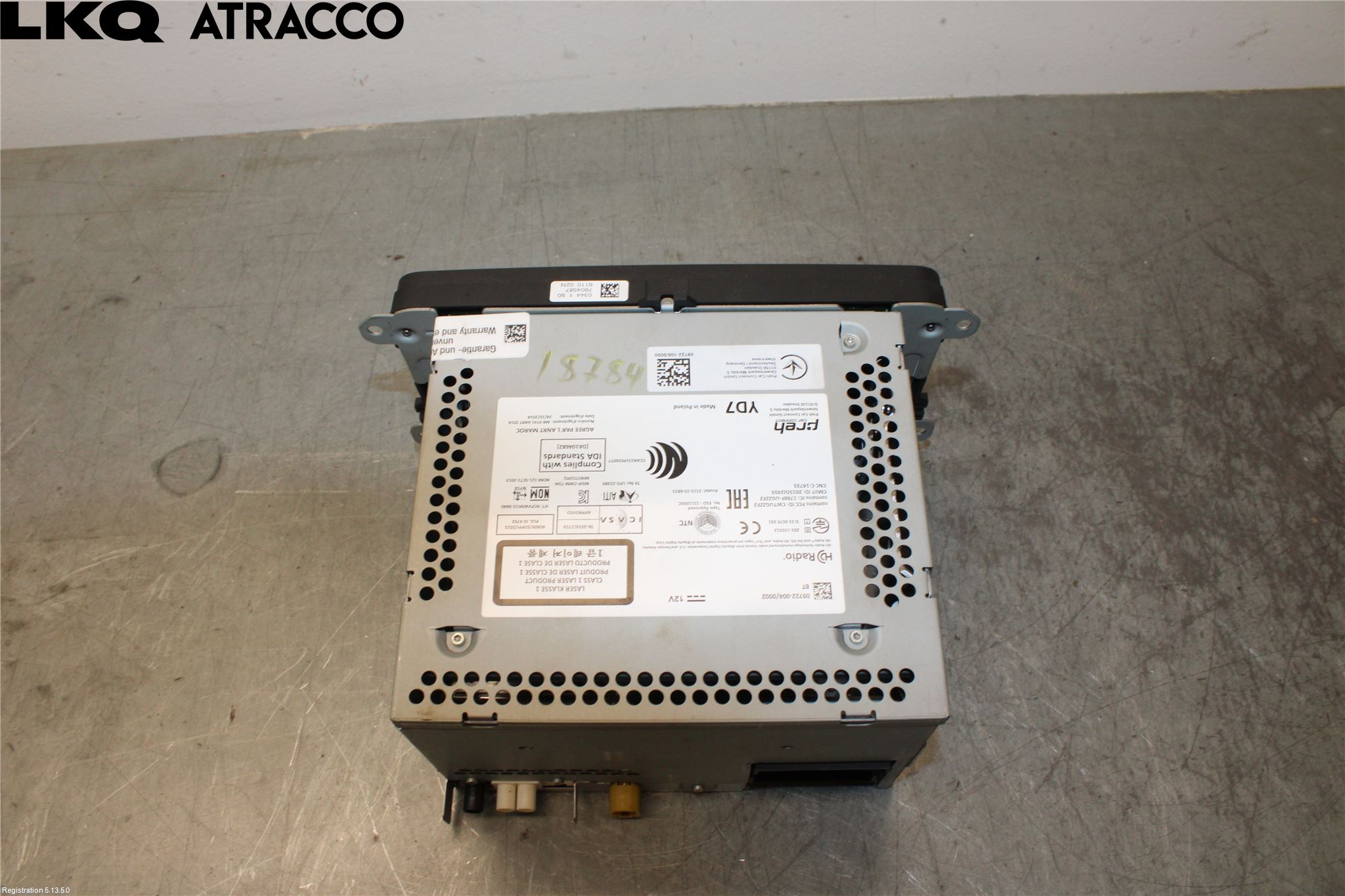 Volkswagen VW AMAROK 2H 10-22 Stereo Radio