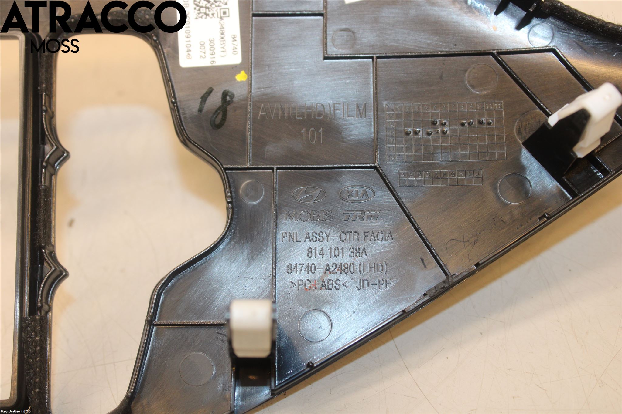 Kia CEED 12-18 Innr Radio Ramme