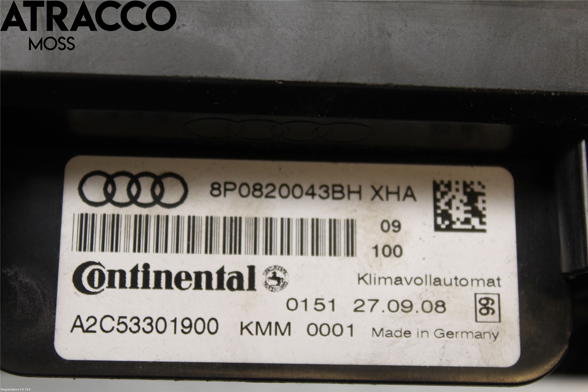 Audi A3/S3 05-13 Varme Ac Betjening-Display