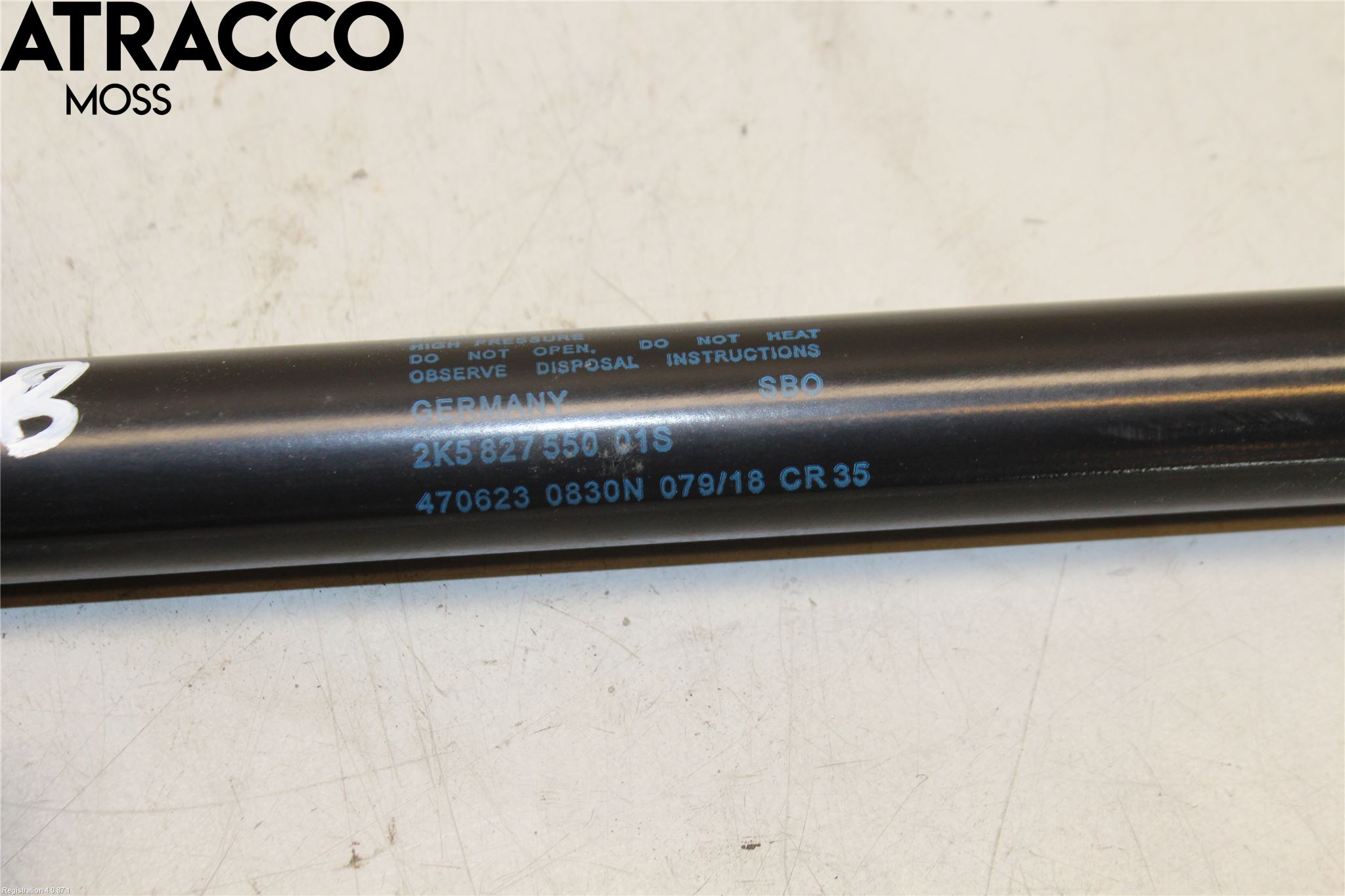 Volkswagen VW CADDY 16-20 Bakluke Demper-Gassfjær