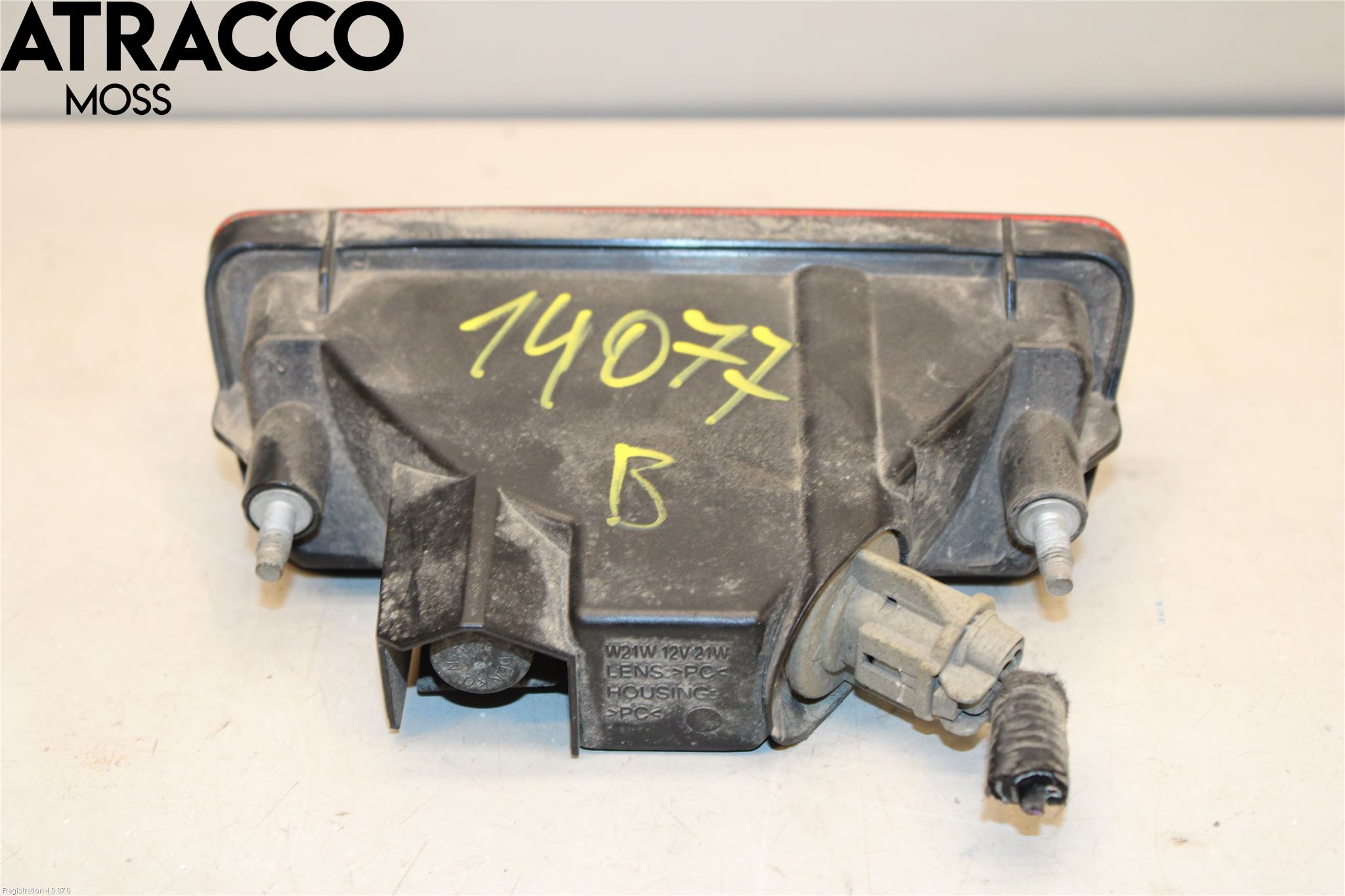 Nissan LEAF 11-17 Baklykt Ryggelys-Tåkelys