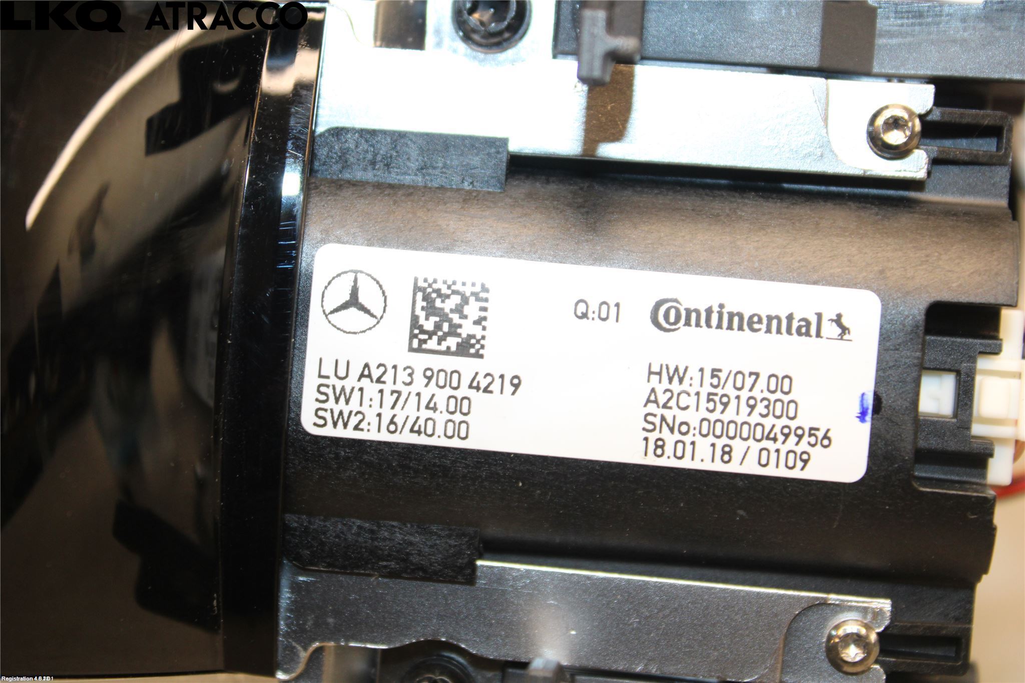 Mercedes-Benz MB E-KLASS (W213) 16-23 Bryter Multifunksjon