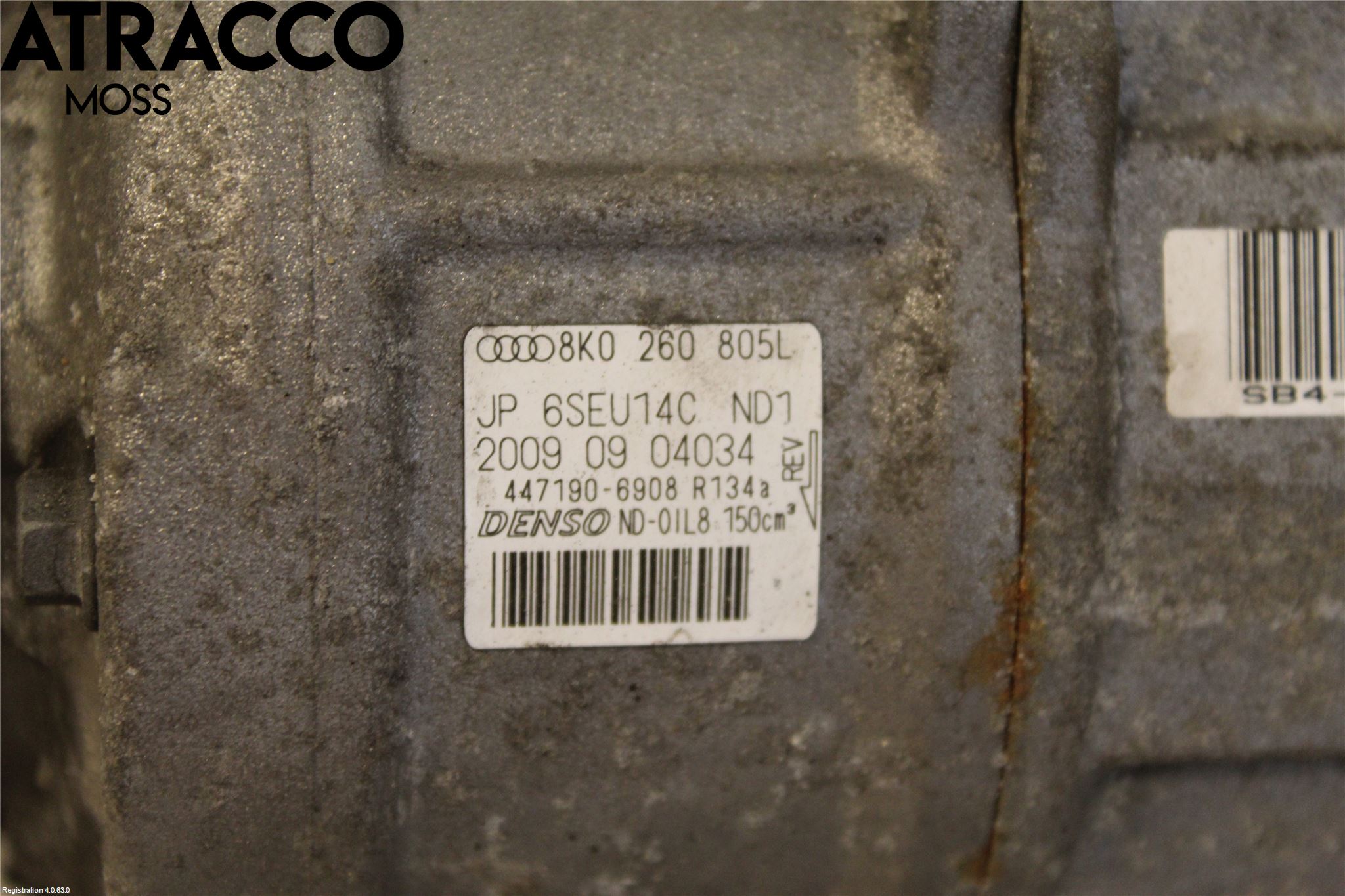 Audi A4 ALLROAD 09-16 Varme Ac Kompressor