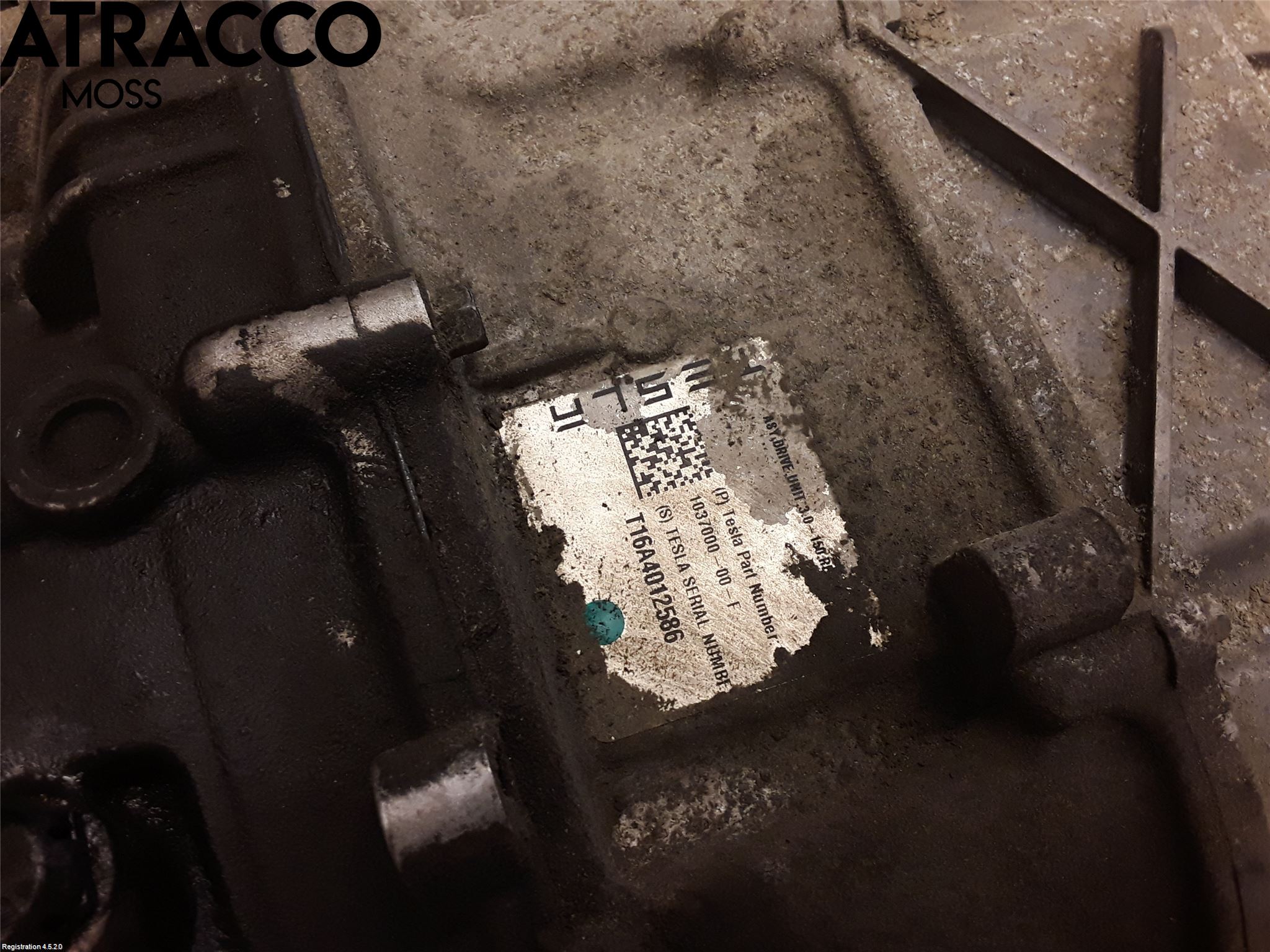 Tesla MODEL S 13- Motor Elektrisk Fram