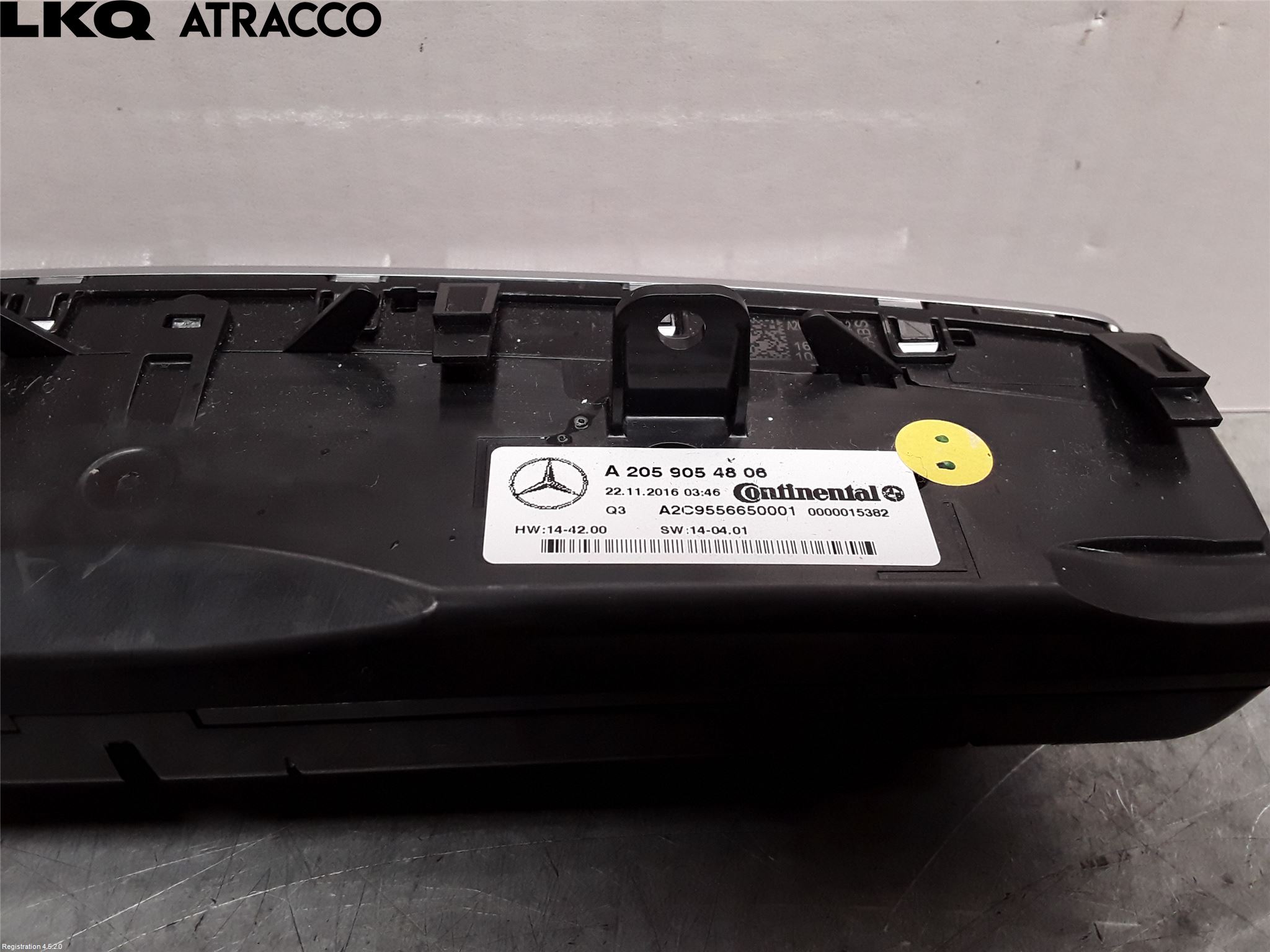 Mercedes-Benz MB GLC-KLASS (X253/C253) 15-22 Varme Ac Betjening-Display