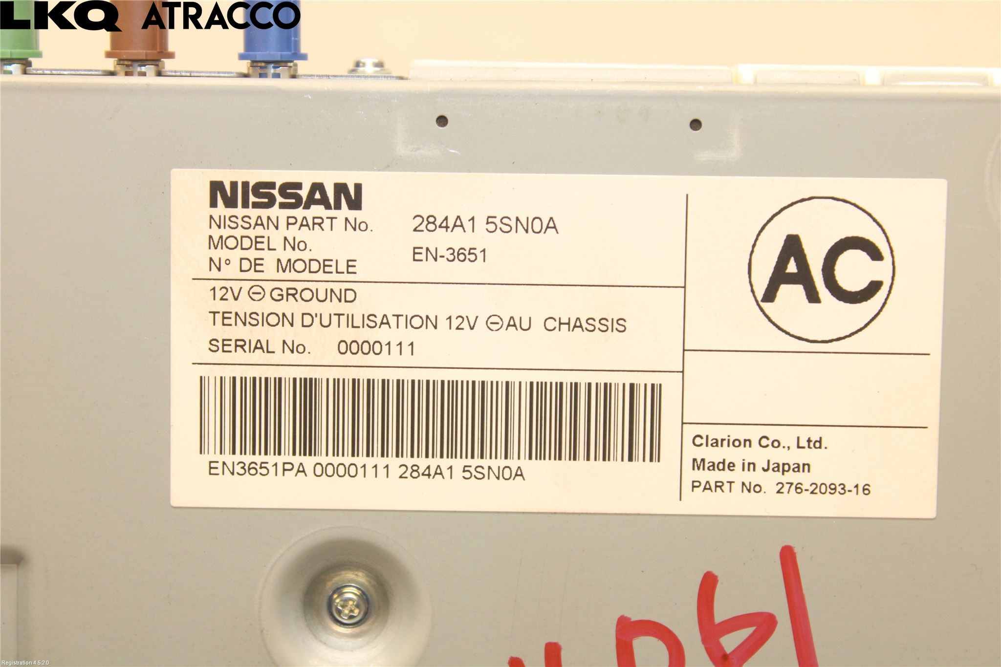 Nissan LEAF 18- Styreenhet Øvrig