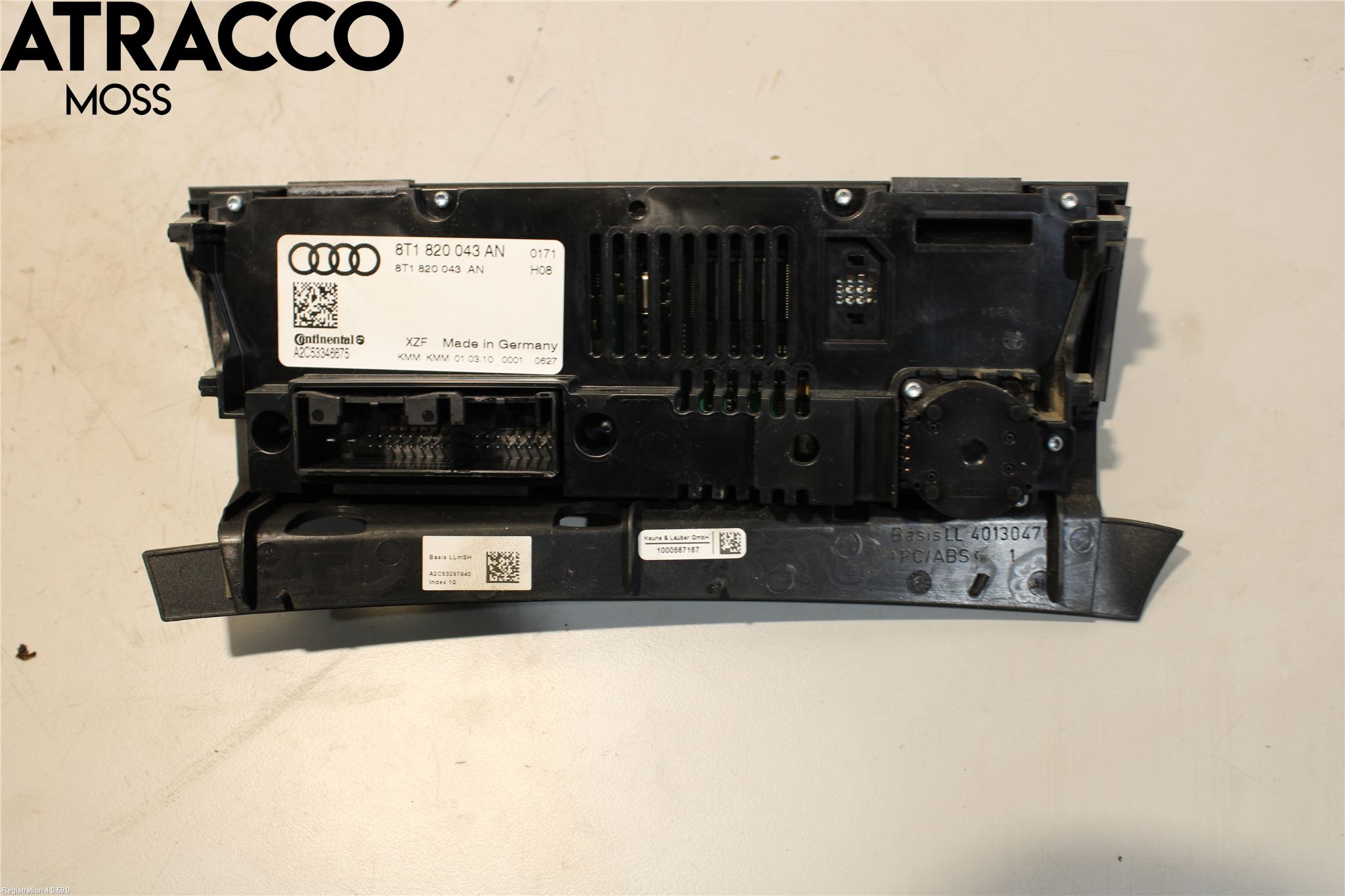 Audi Q5 09-16 Varme Ac Betjening-Display