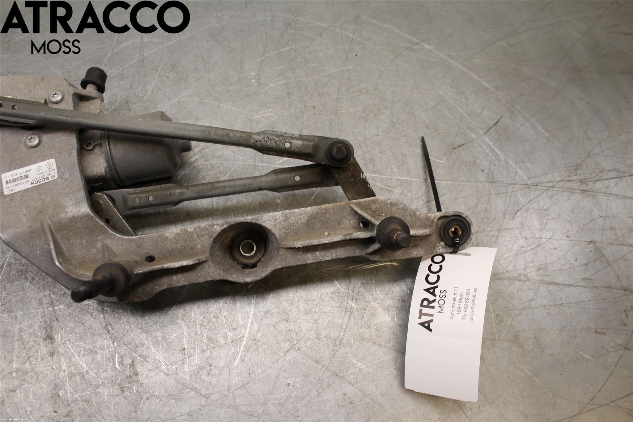 Renault ZOE/E-TECH 13- Viskermotor Frontrute