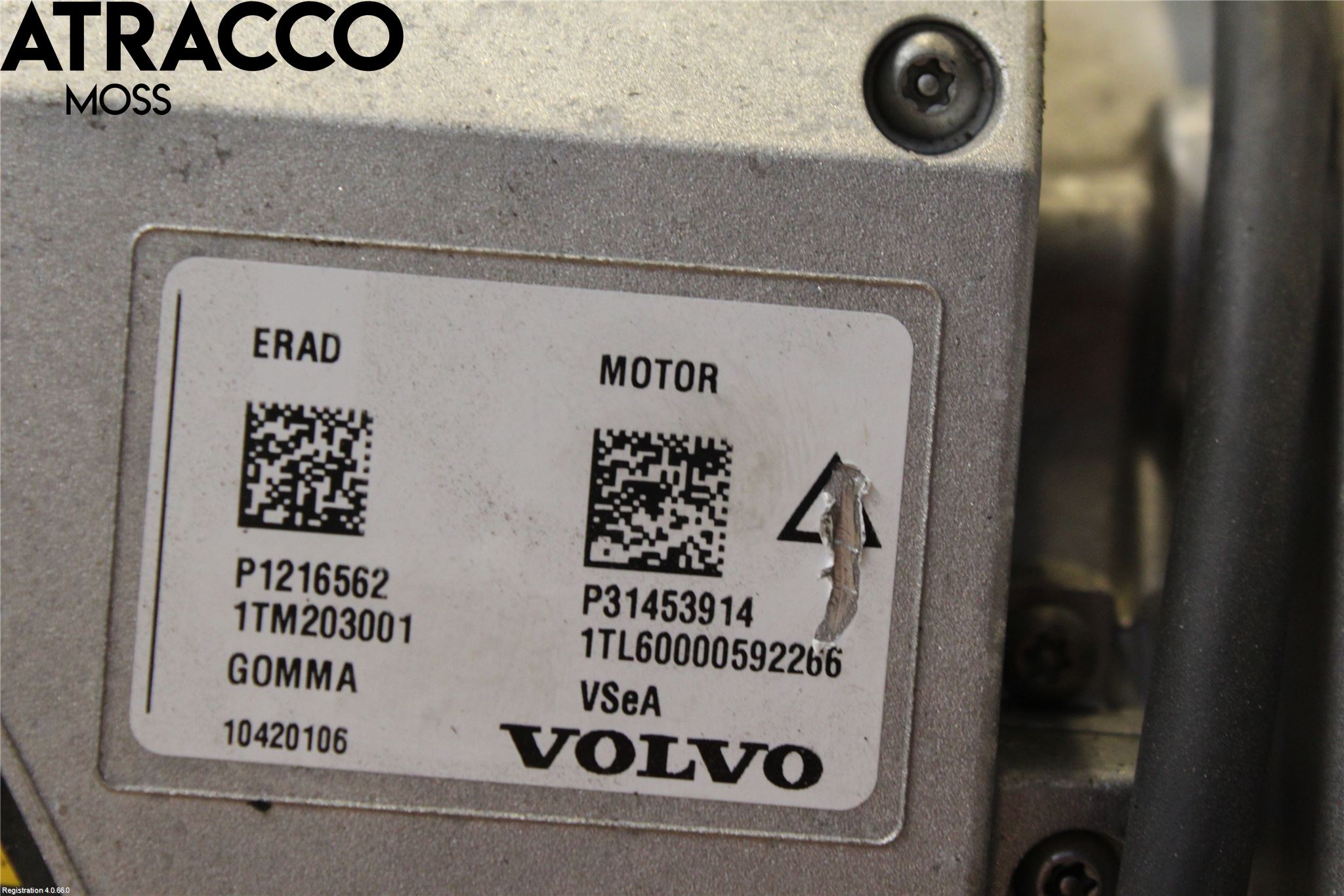 Volvo S60 14-18 Motor Elektrisk Fram