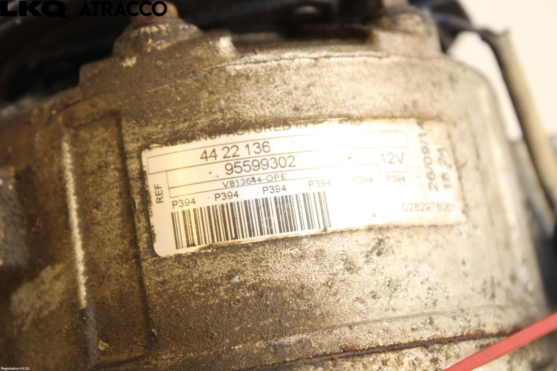 Opel VIVARO 01-14 Varme Ac Kompressor