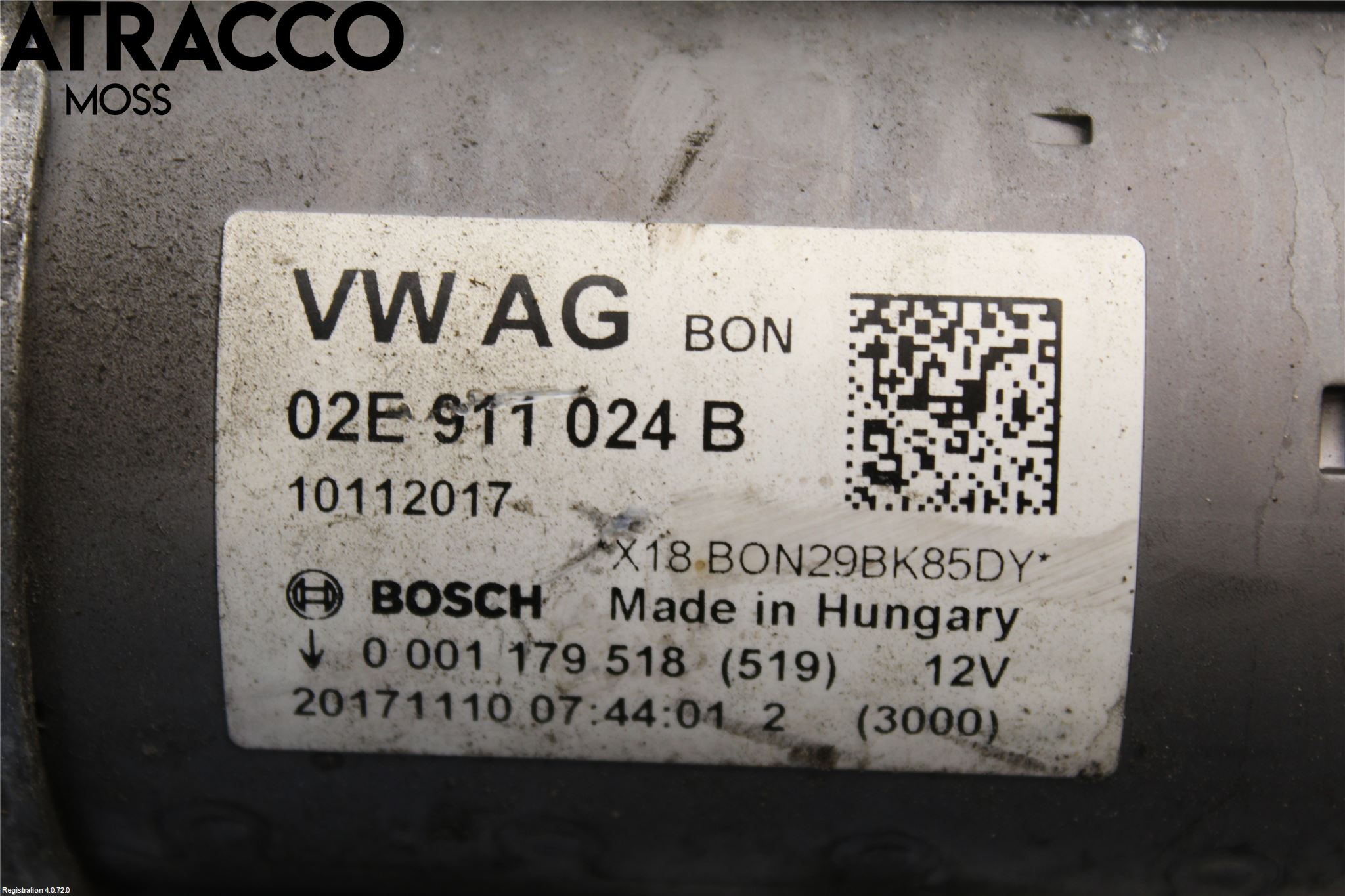 Audi A3/S3 8V 13-20 Startmotor