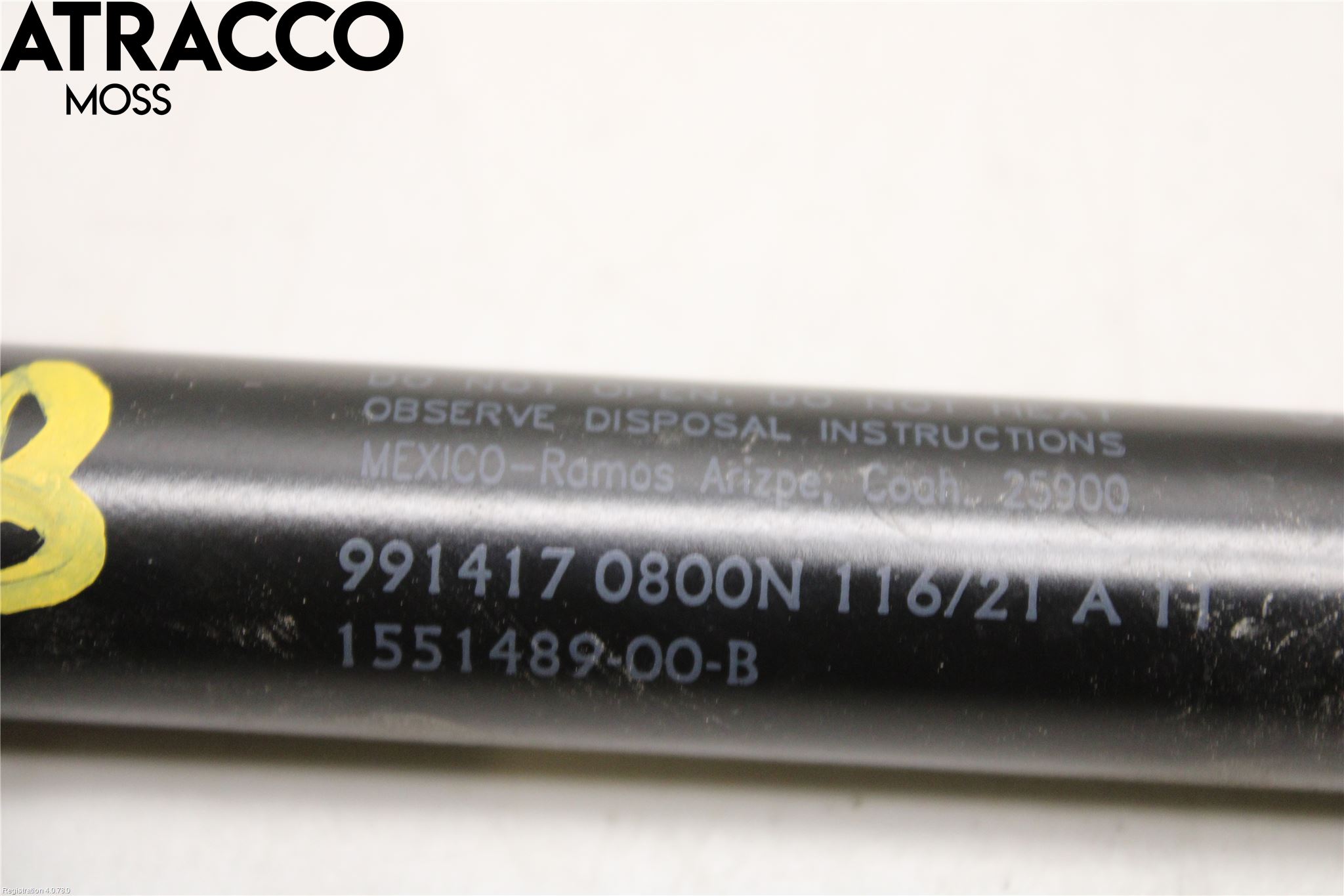 Tesla MODEL 3 17- Bakluke Demper-Gassfjær