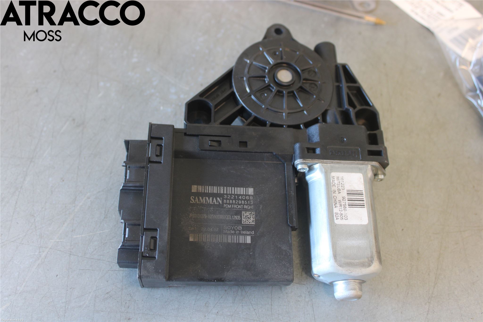 Volvo XC90/RECHARGE 16- Vindusheismotor