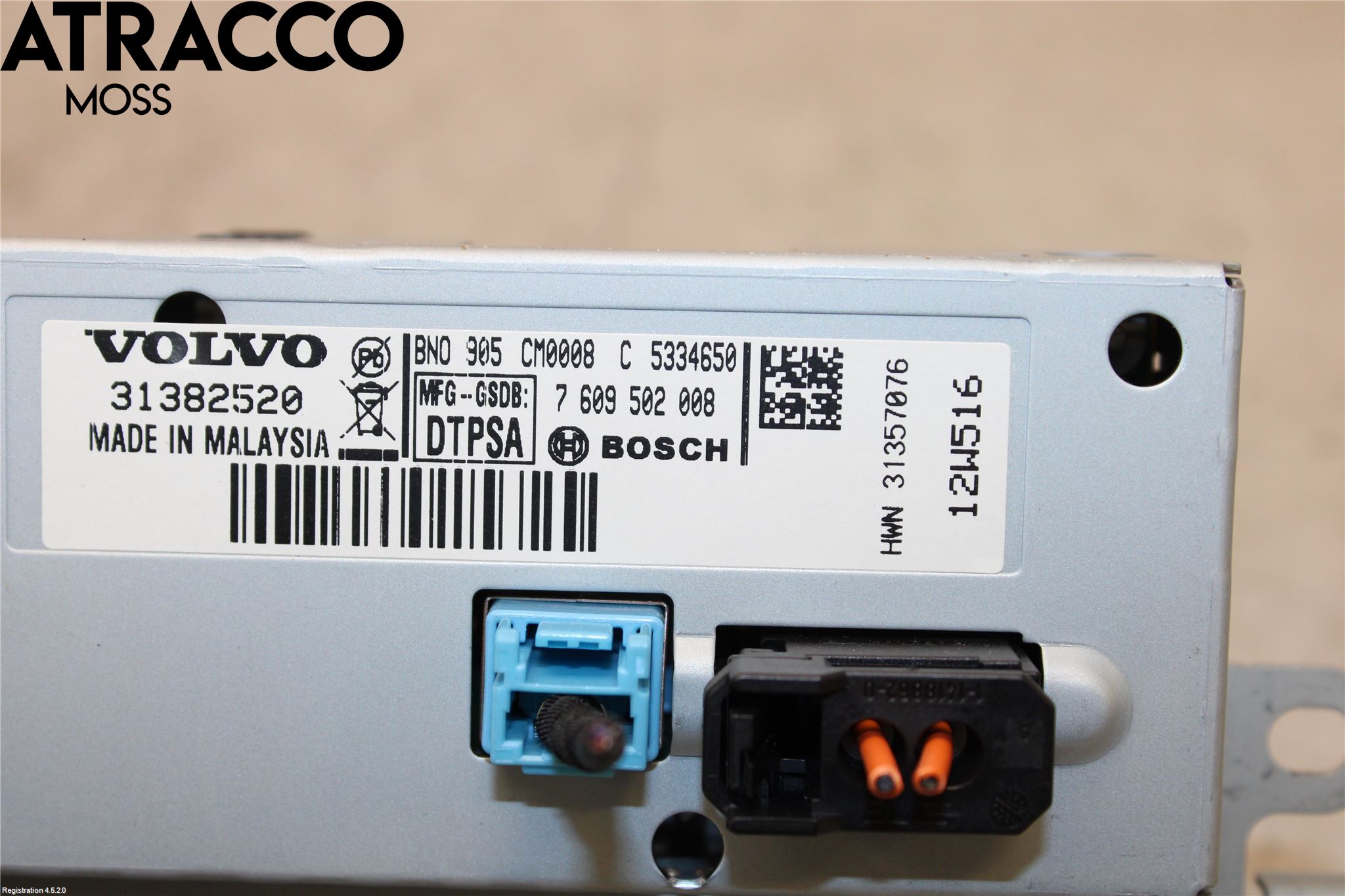 Volvo V40 12-19 Multifunktionsdisplay