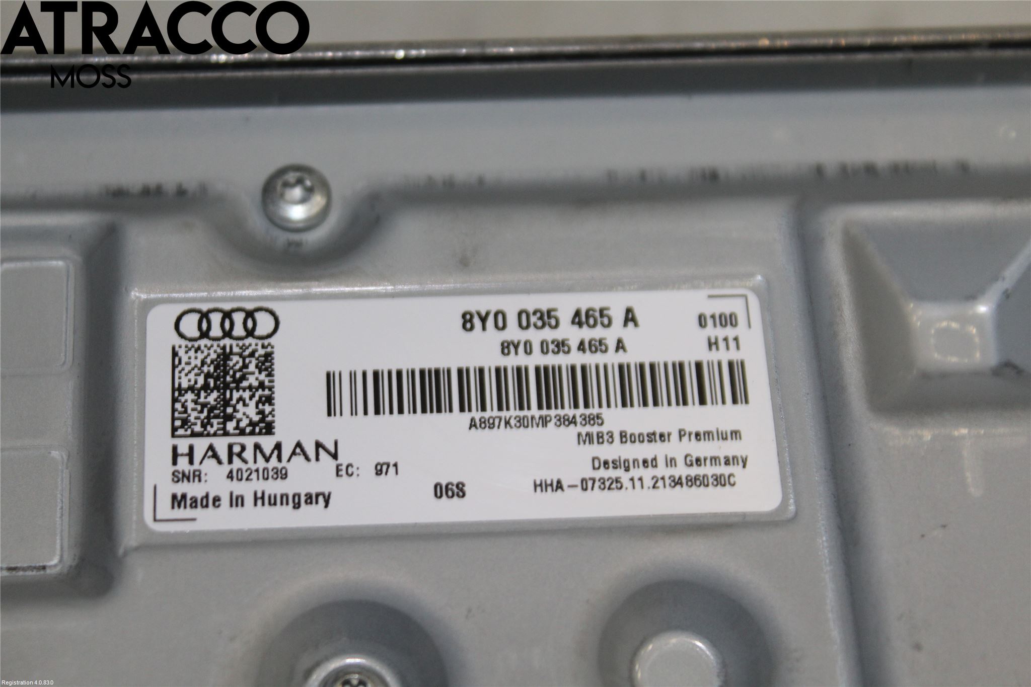 Audi Q4 E-TRON FZ 22- Stereo Forsterker