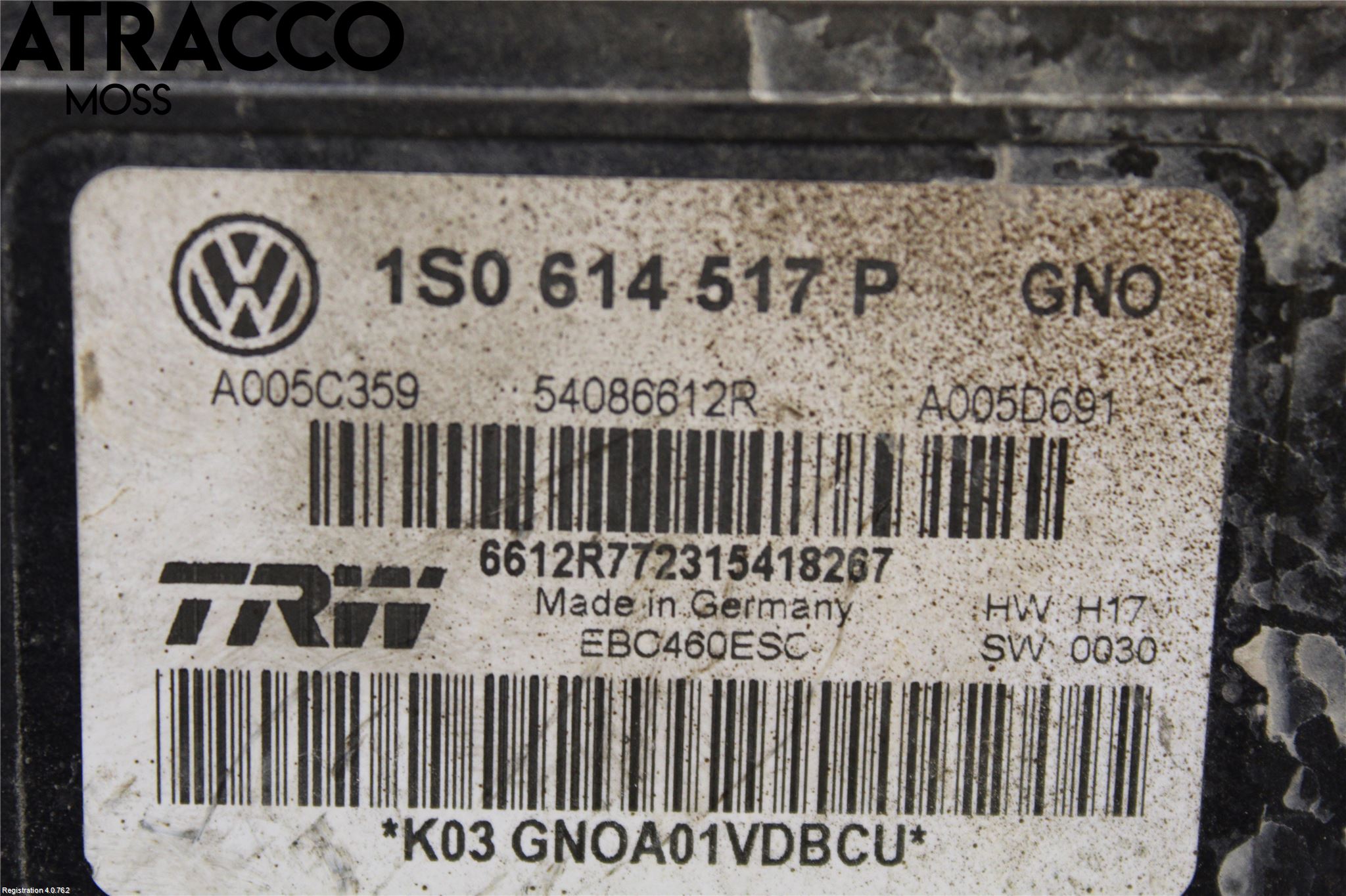 Volkswagen VW UP! / E-UP! Abs Hydraulikkaggregat