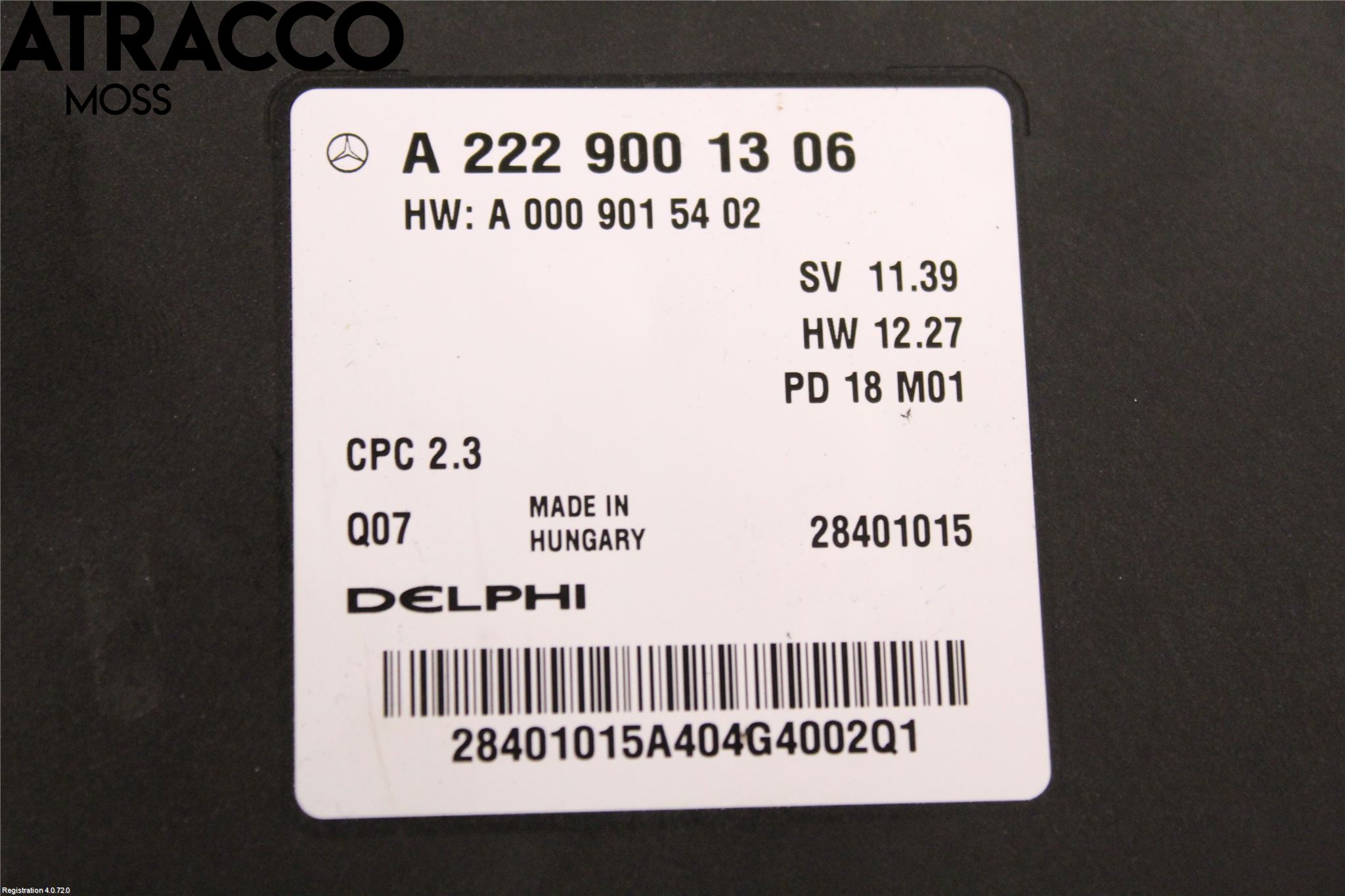 Mercedes-Benz MB C-KLASS (W205) 14-21 Styreenhet Øvrig