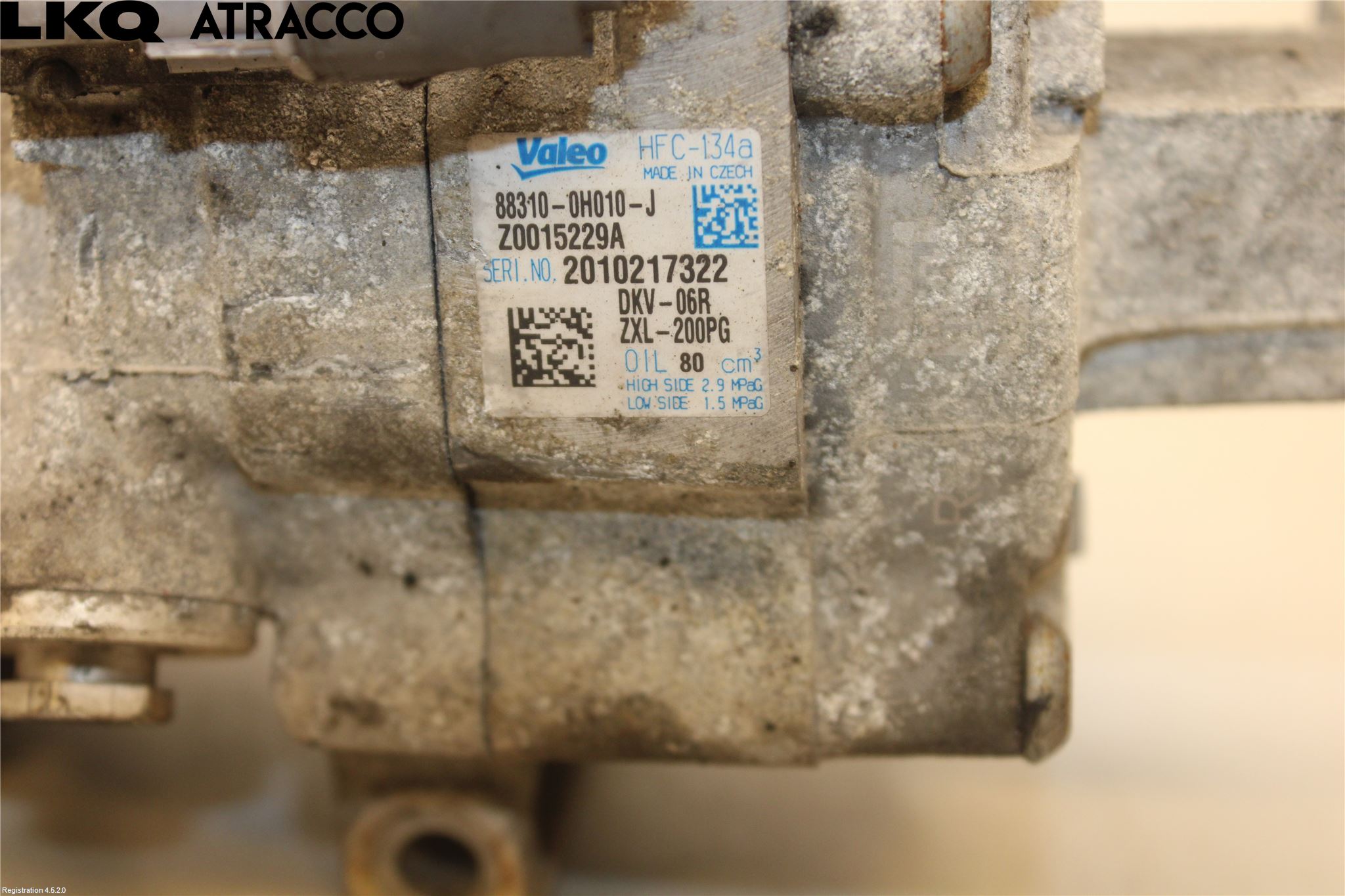 Citroen C1 06-13 Varme Ac Kompressor