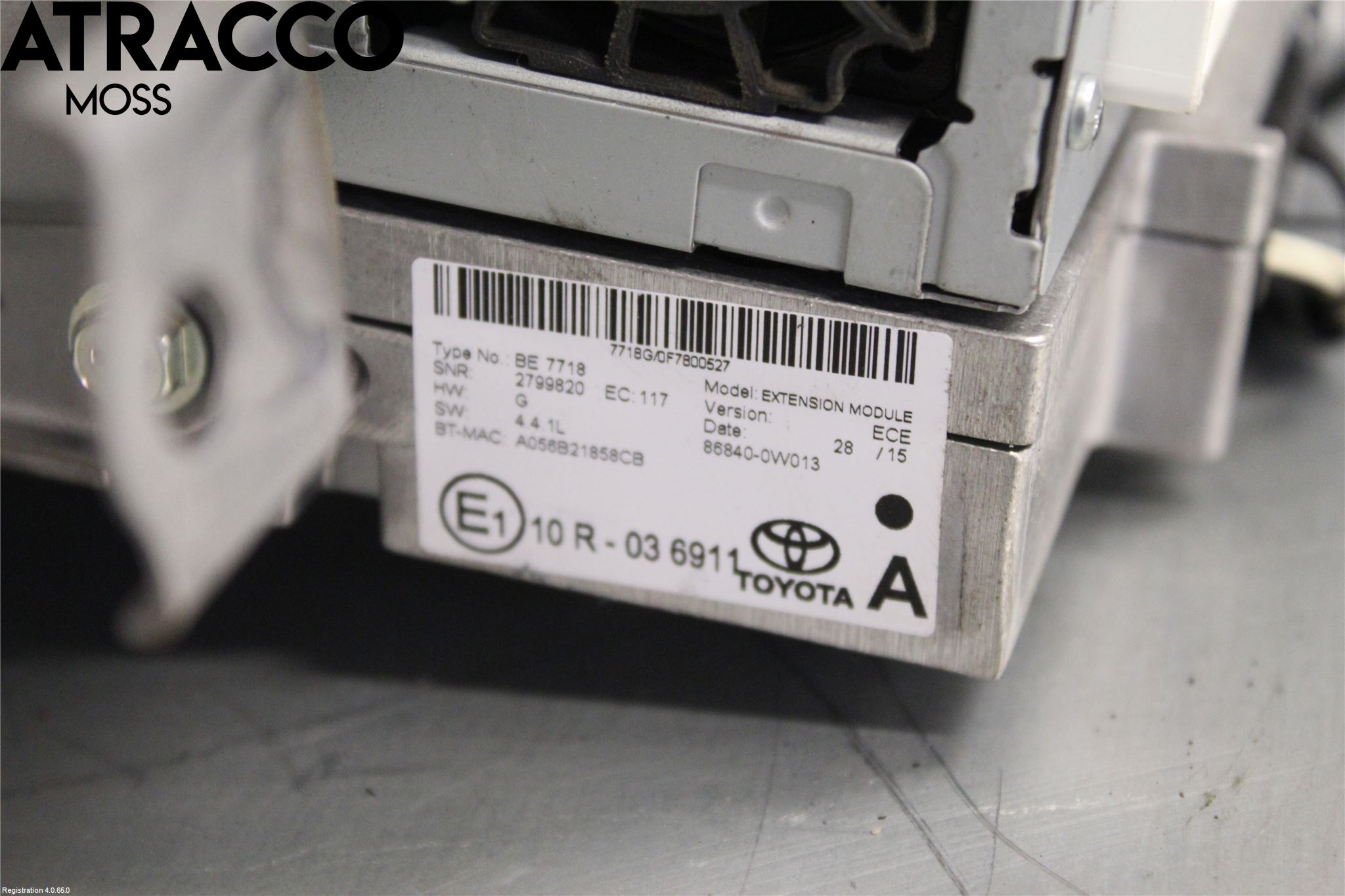 Toyota PRIUS+ ZVW40 12-20 Stereo Radio Med Cd