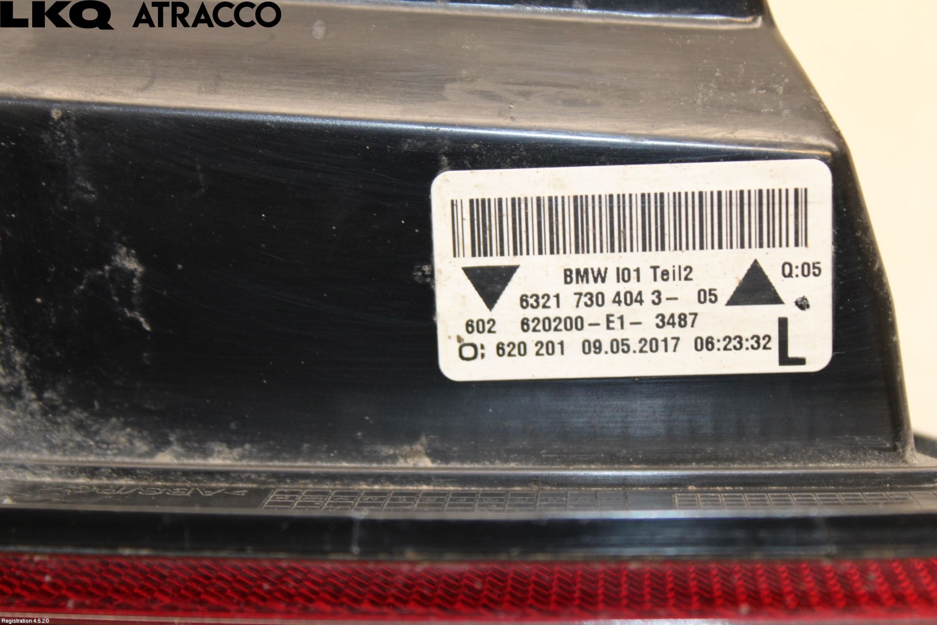 BMW i3 I01 13-22 Baklykt Ryggelys-Tåkelys