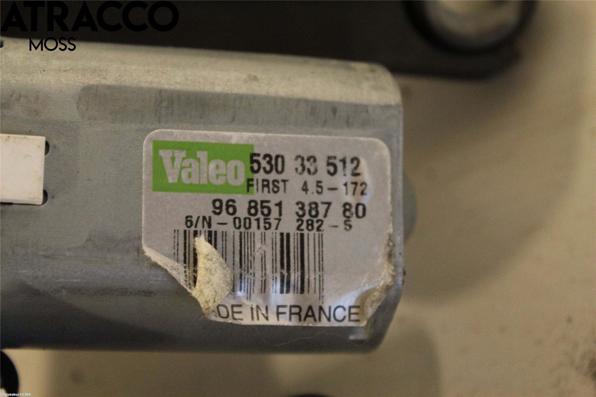 Peugeot PARTNER 16-18 Viskermotor Bakluke