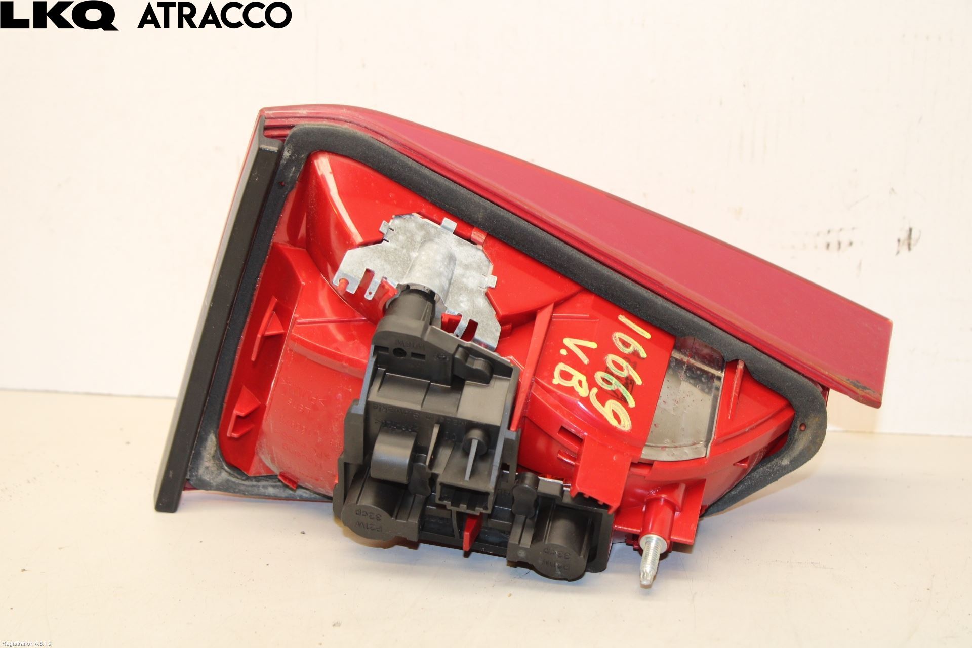 Audi A4/S4 08-11 Baklykt Venstre  På Luke(Indre