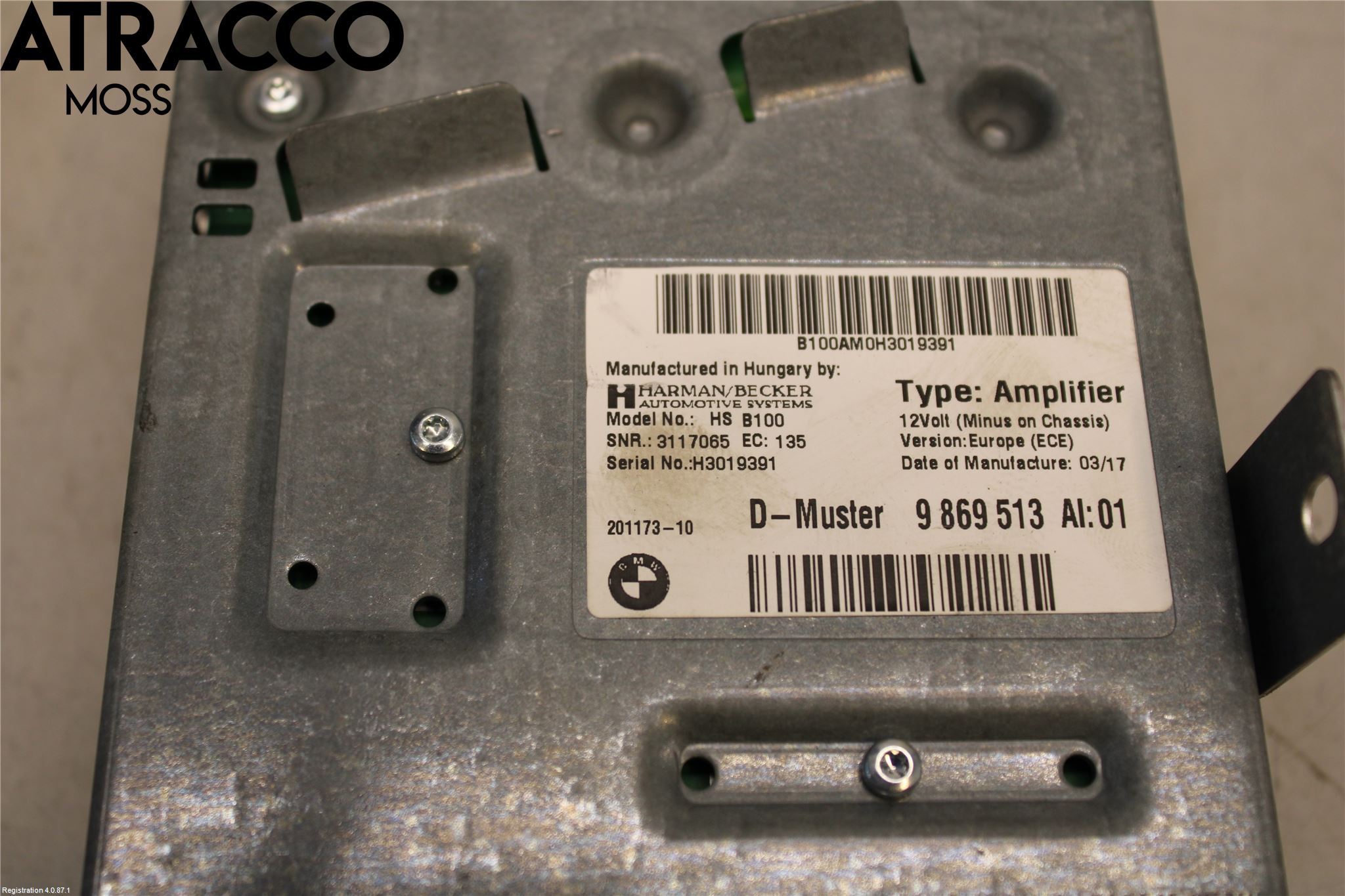 BMW 1 F20/F21 11-19 Stereo Forsterker