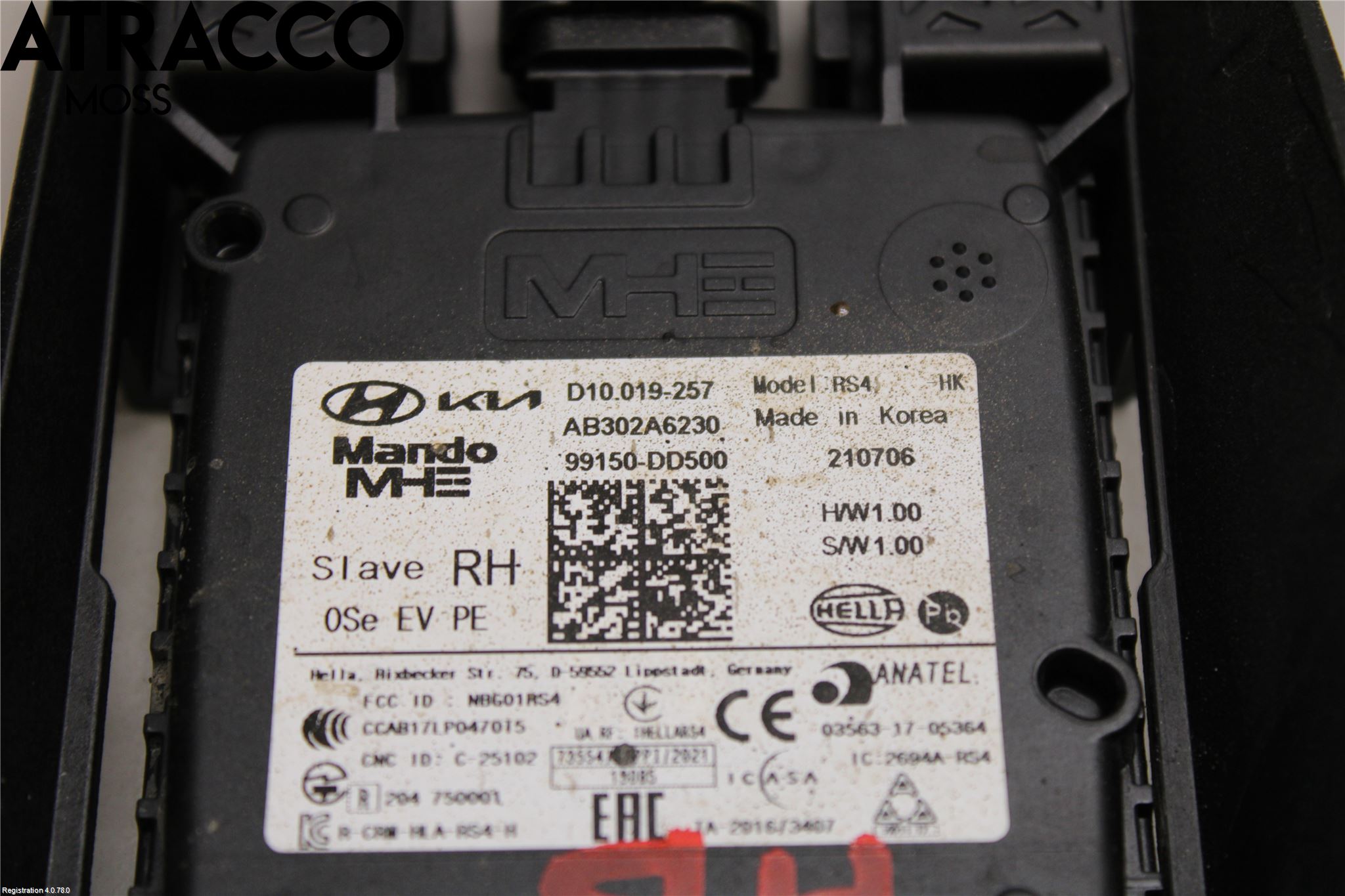 Hyundai KONA/ELECTRIC OS 18-23 Sensor Kollisjonsbeskyttelse