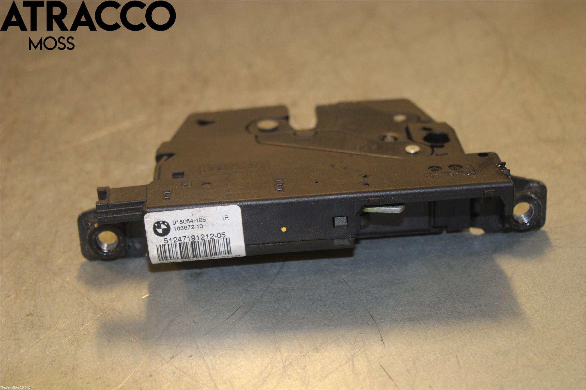 BMW 5 F10/F11/F18 09-17 Bakluke-Lokk Låsekasse