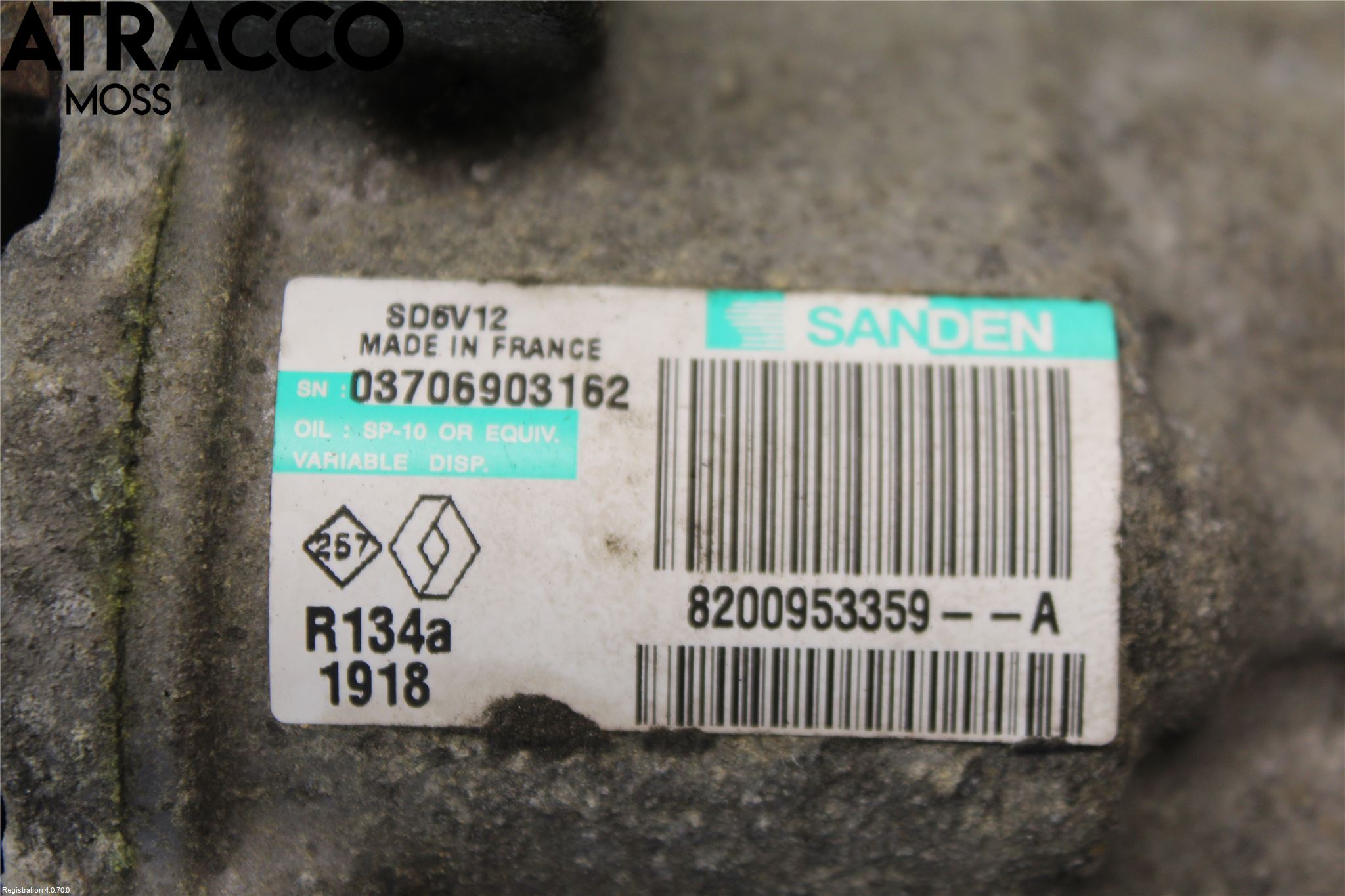 Nissan NV200/NV200 COMBI Varme Ac Kompressor