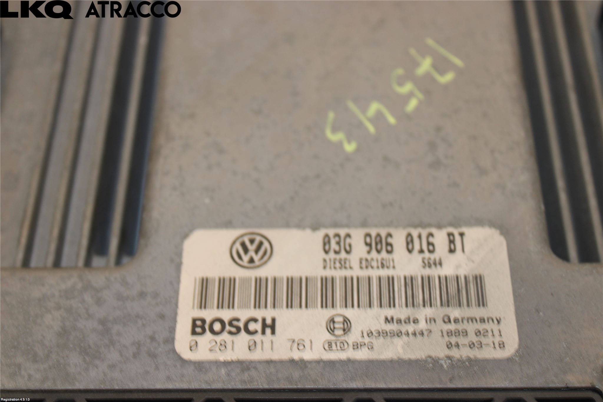 Volkswagen VW TOURAN 03-10 Styreenhet Innsprøytning