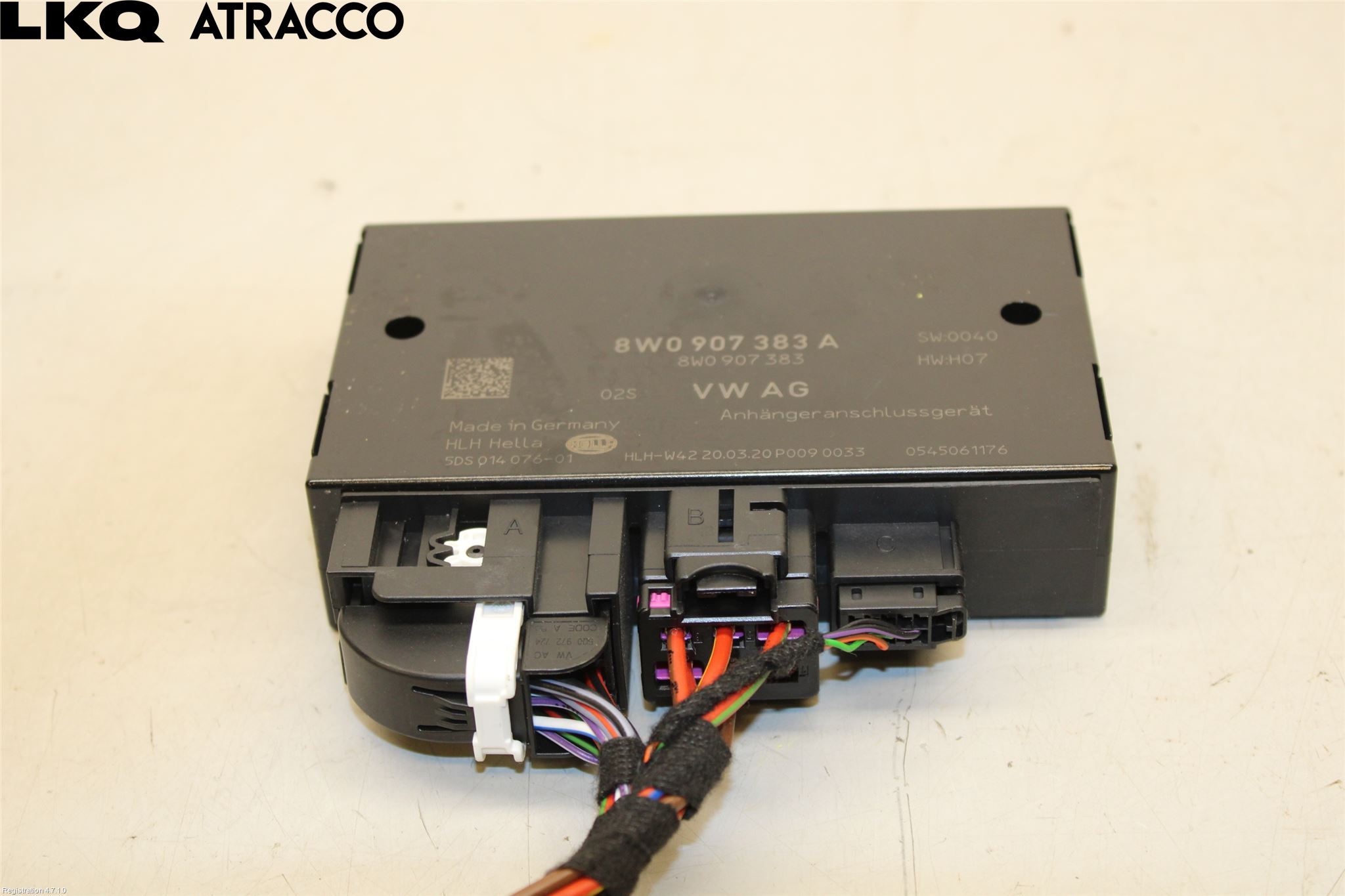 Audi E-TRON, S GE 19- Styreenhet Tilhengerfeste