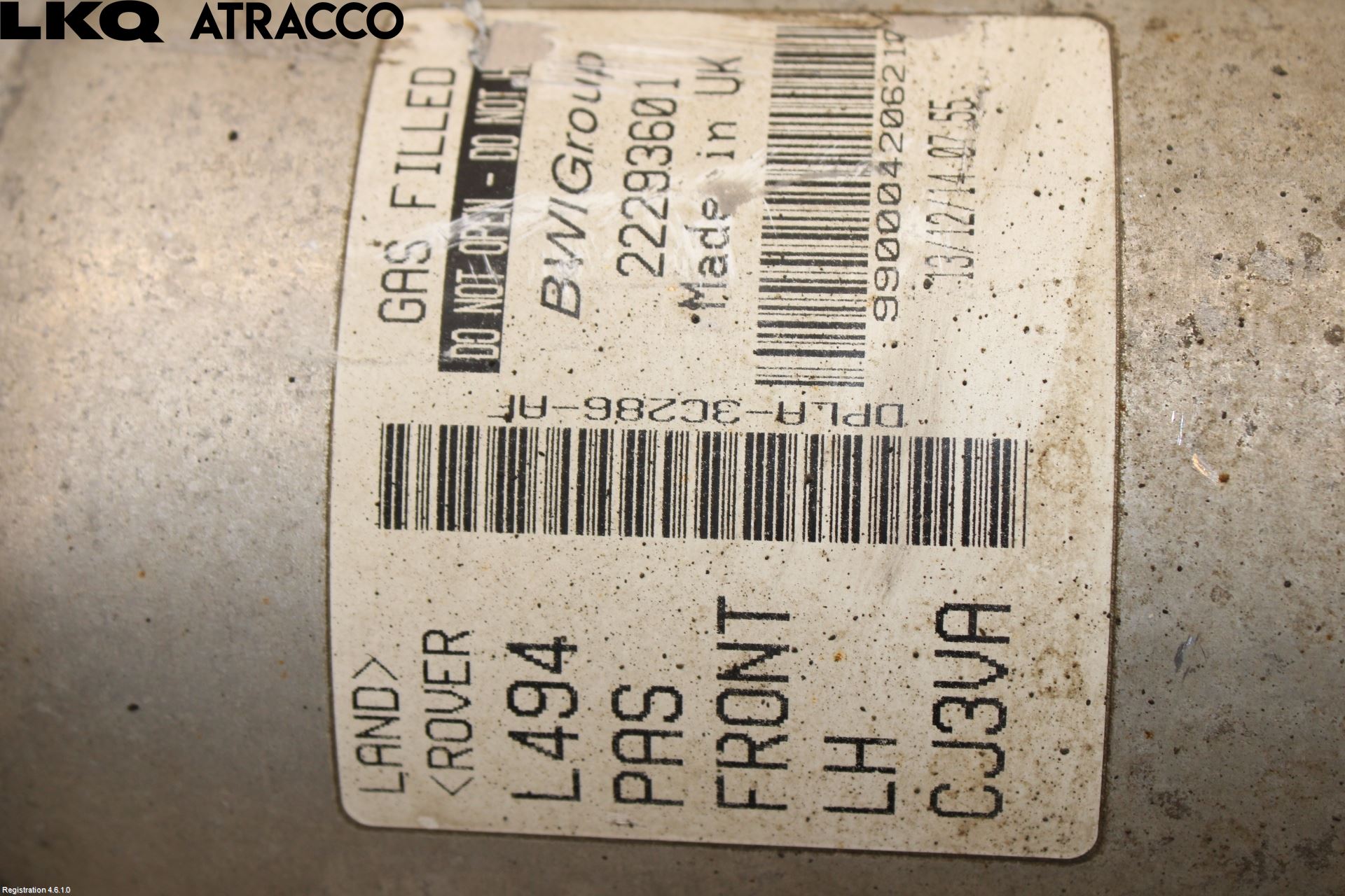 Landrover RANGE ROVER SPORT (L320) 10-13 Fjærbein Foran Høyre