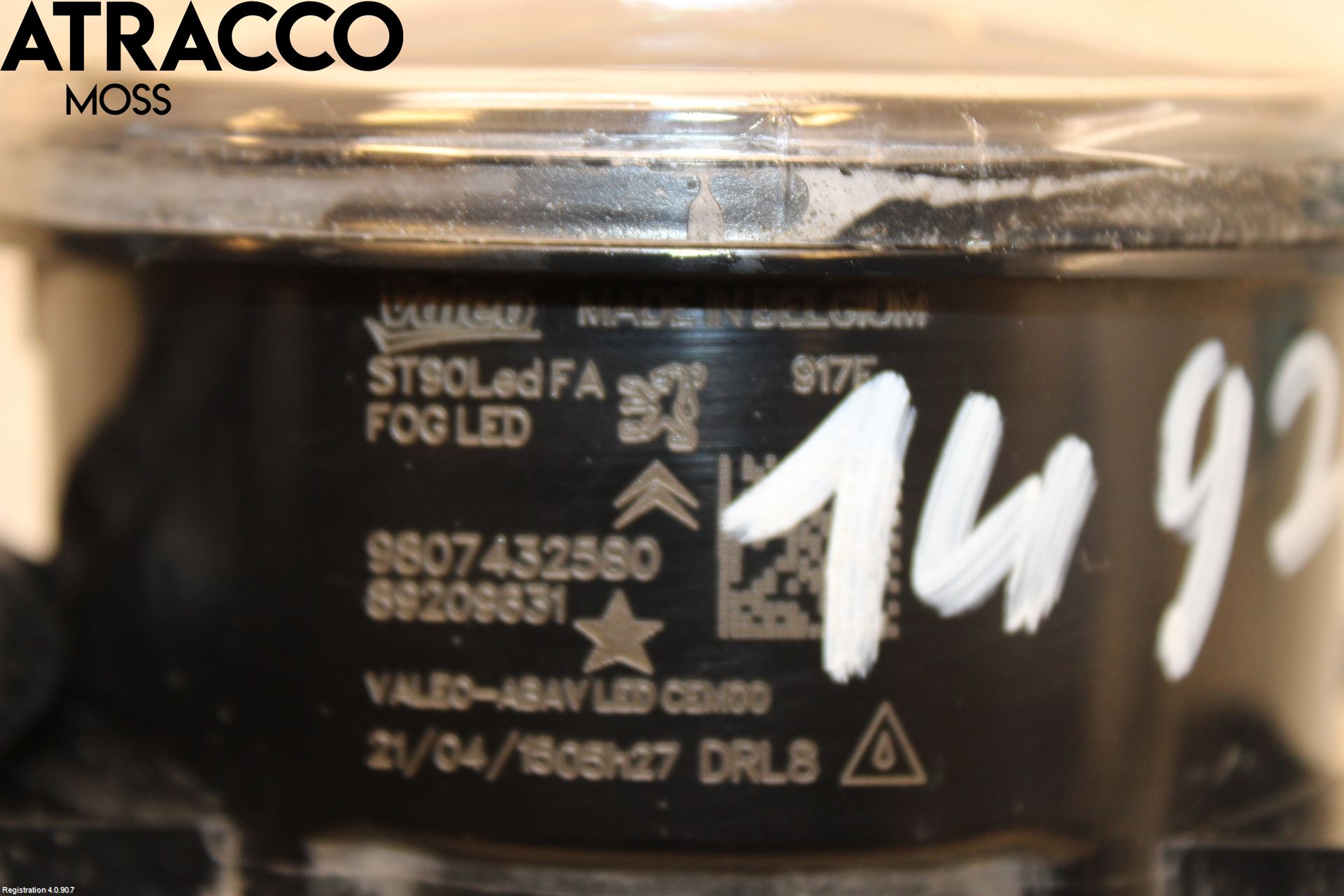 Peugeot 508 11-18 Frontlykt-Kurve-Tåkelys