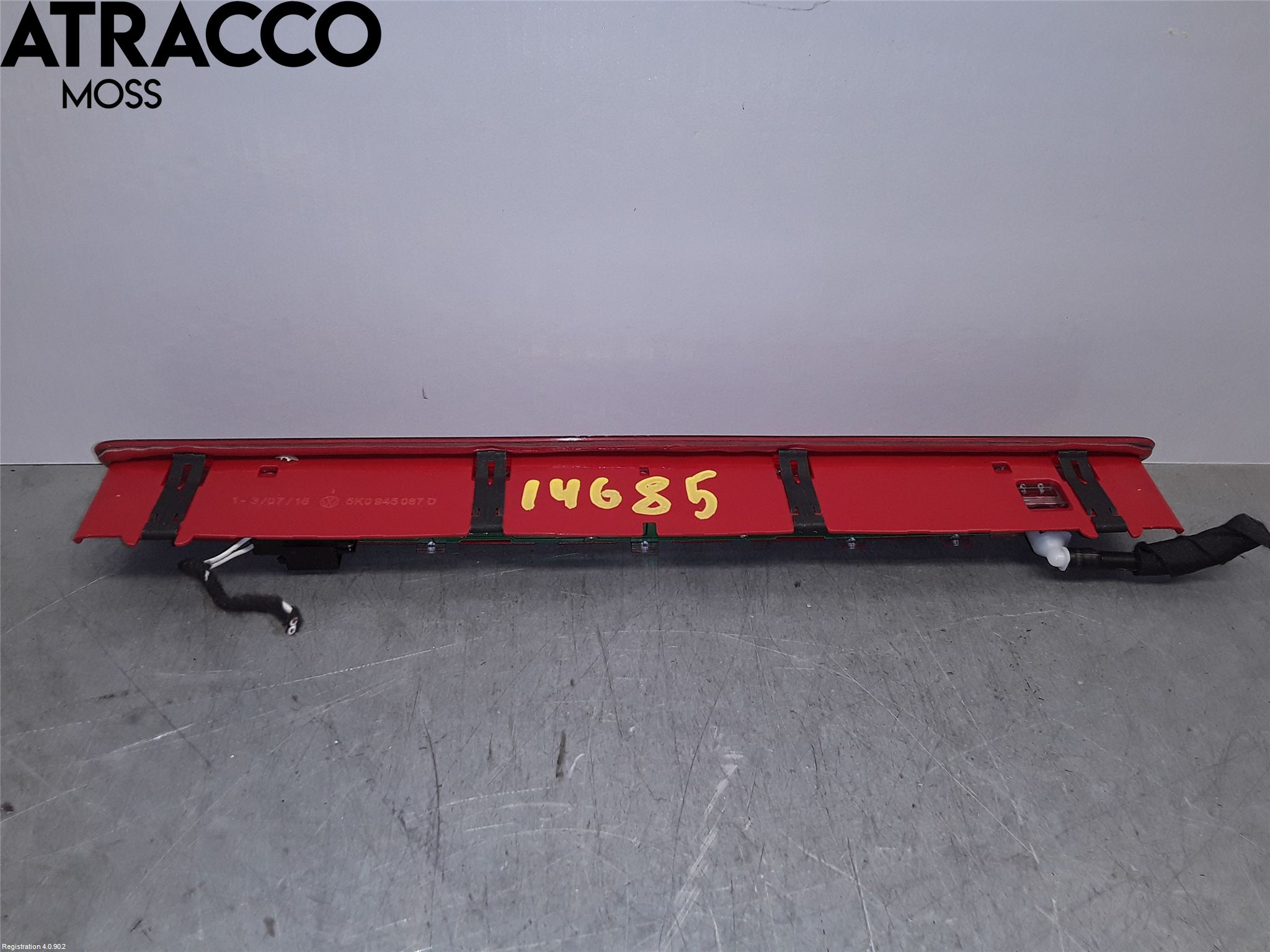 Volkswagen VW GOLF / E-GOLF VII 13-20 Bremselys Bakrute