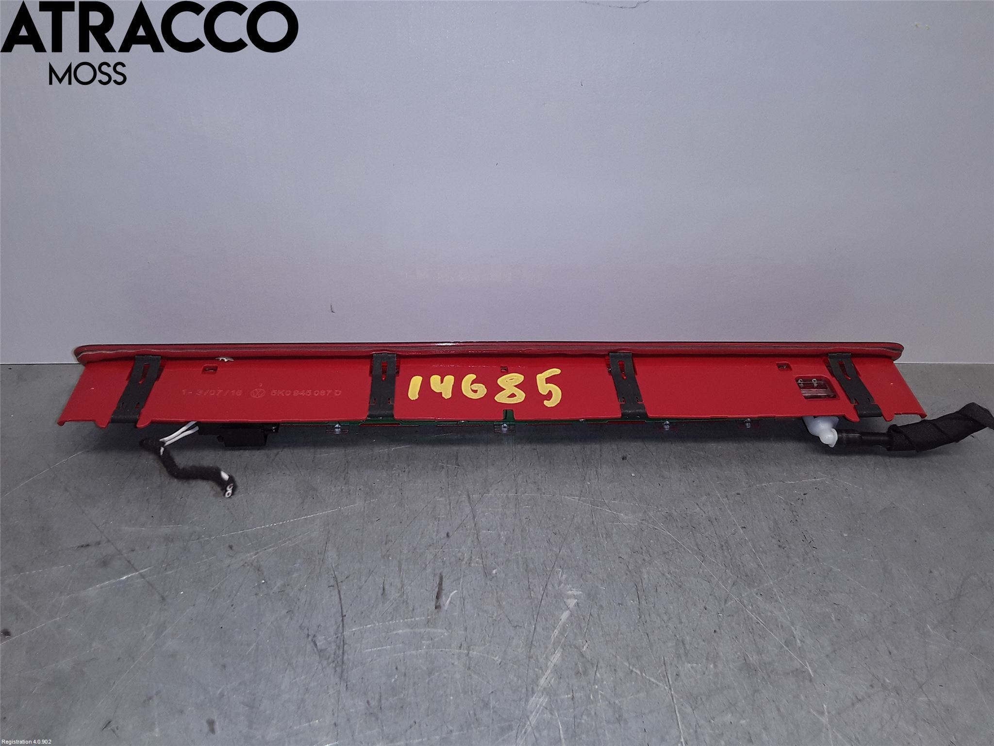 Volkswagen VW GOLF / E-GOLF VII 13-20 Bremselys Bakrute