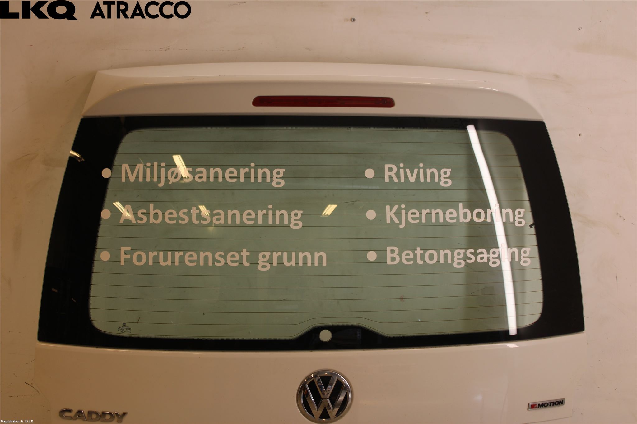 Volkswagen VW CADDY 16-20 Bakluke Cc - Kombi