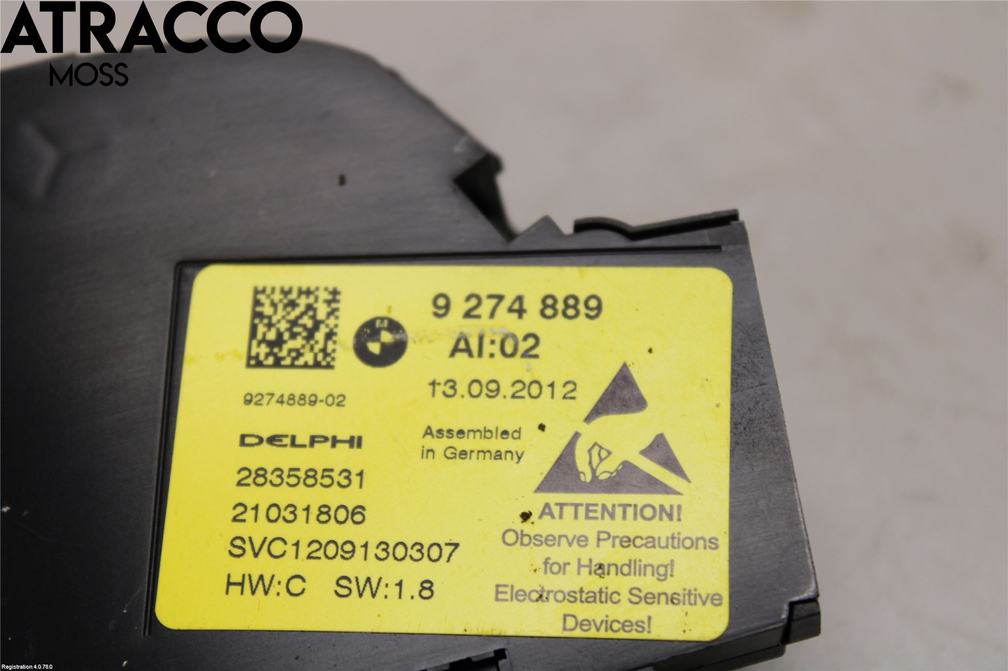 BMW 7 F01/02/03/04 09-15 Bryter Sete Regulering