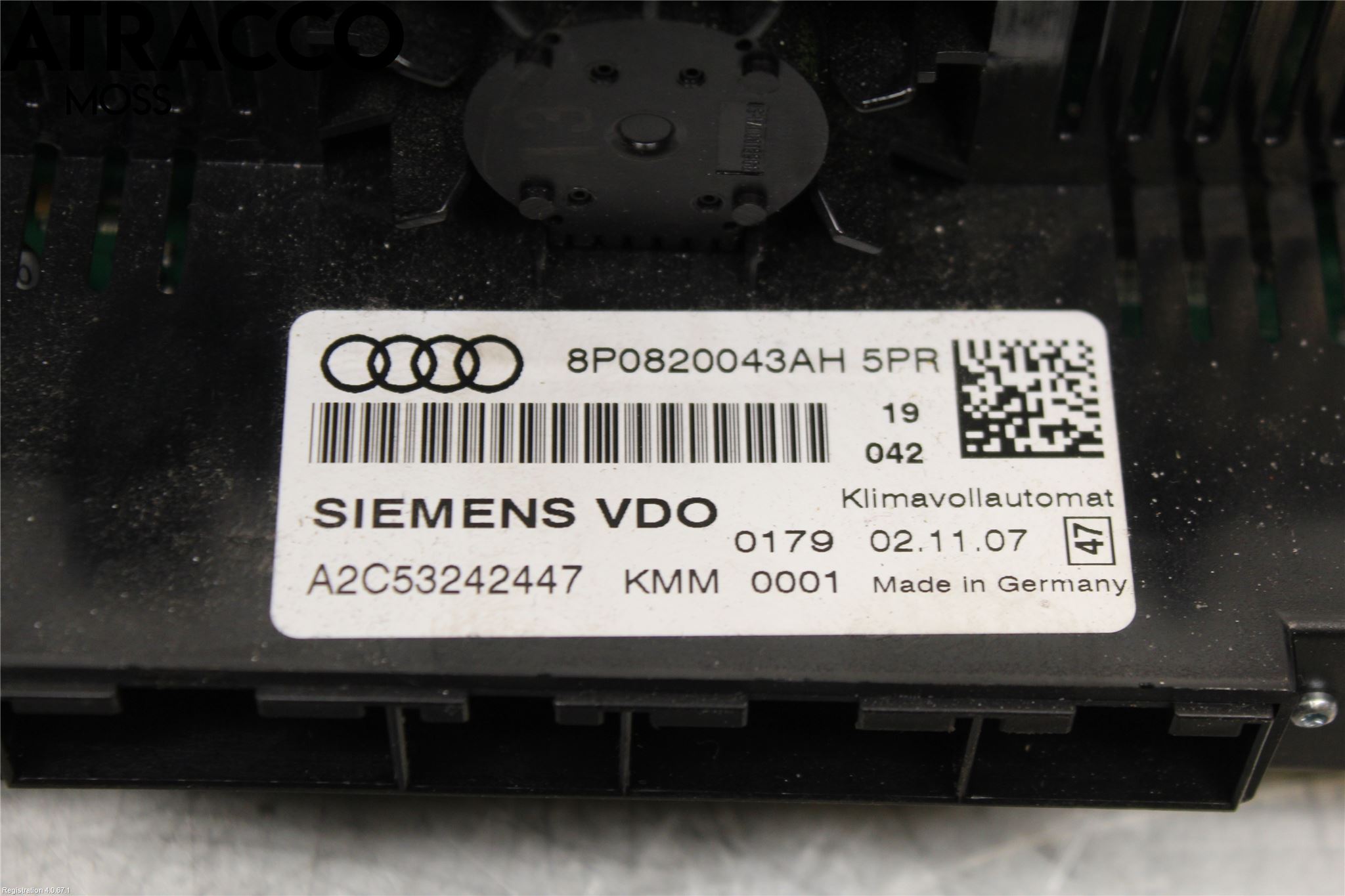 Audi A3/S3 05-13 Varme Ac Betjening-Display