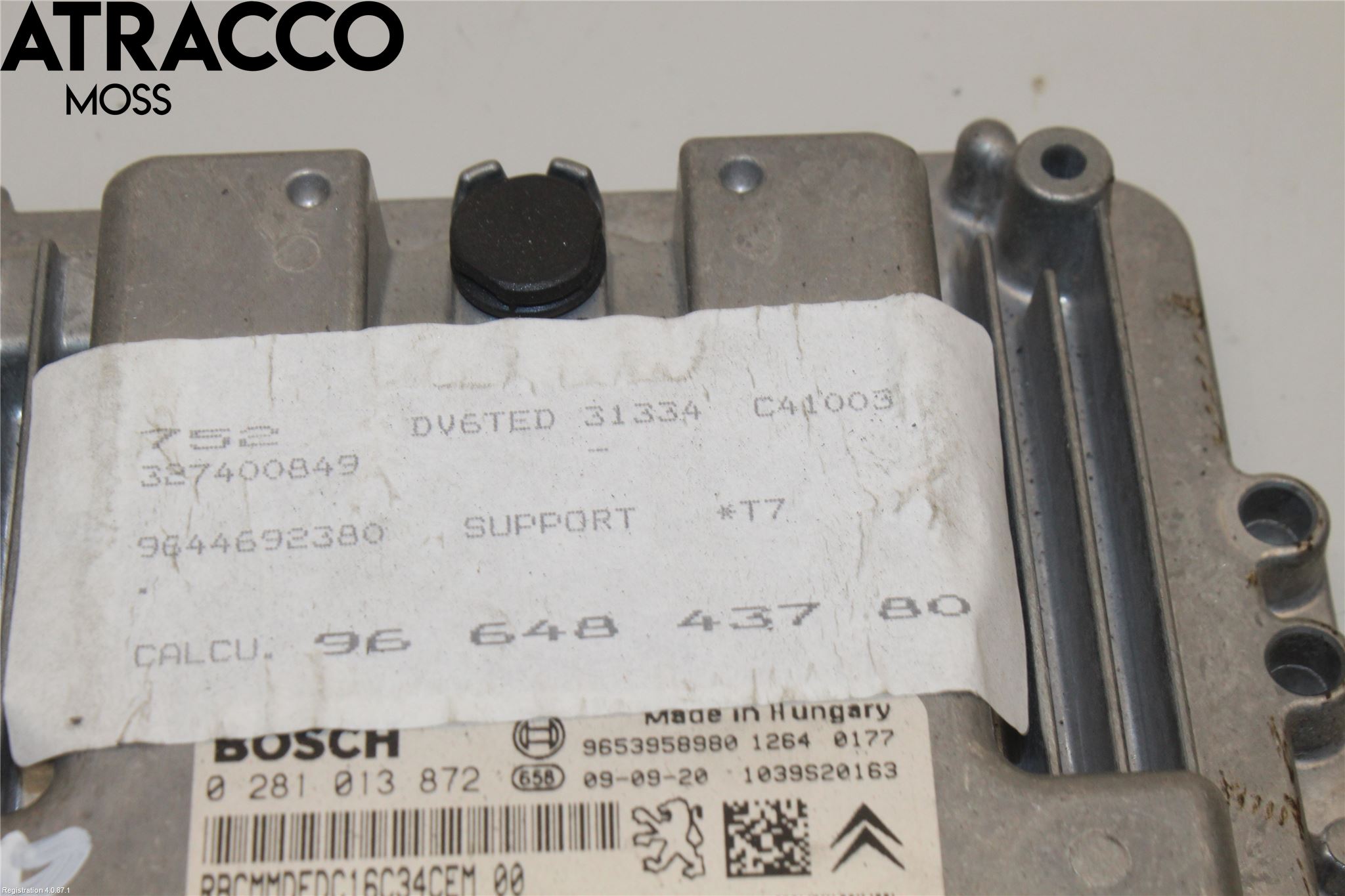 Peugeot 308 08-13 Styreenhet Innsprøytning