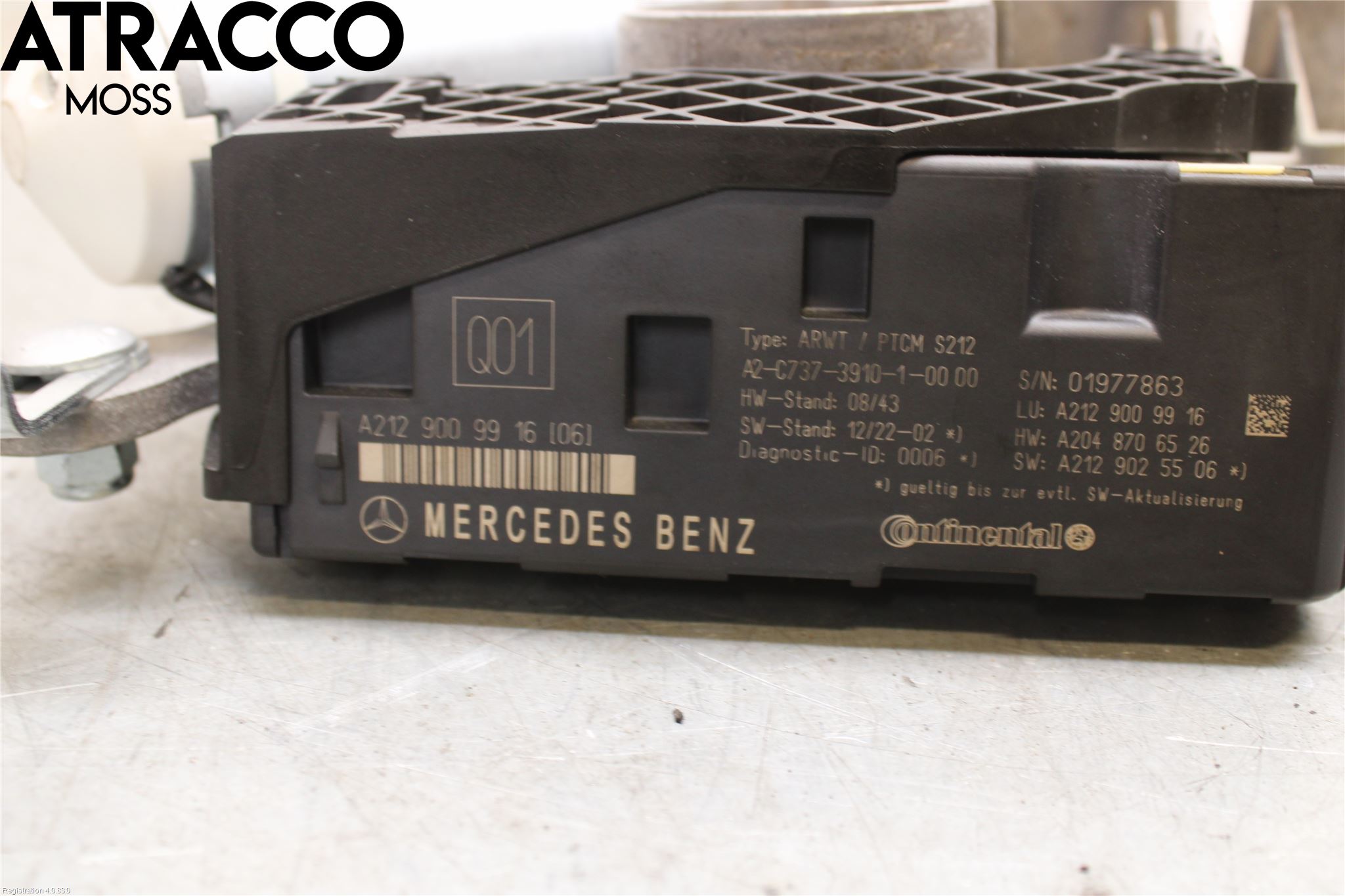 Mercedes-Benz MB E-KLASS (W212) 09-16 Baklukeåpner Automatisk