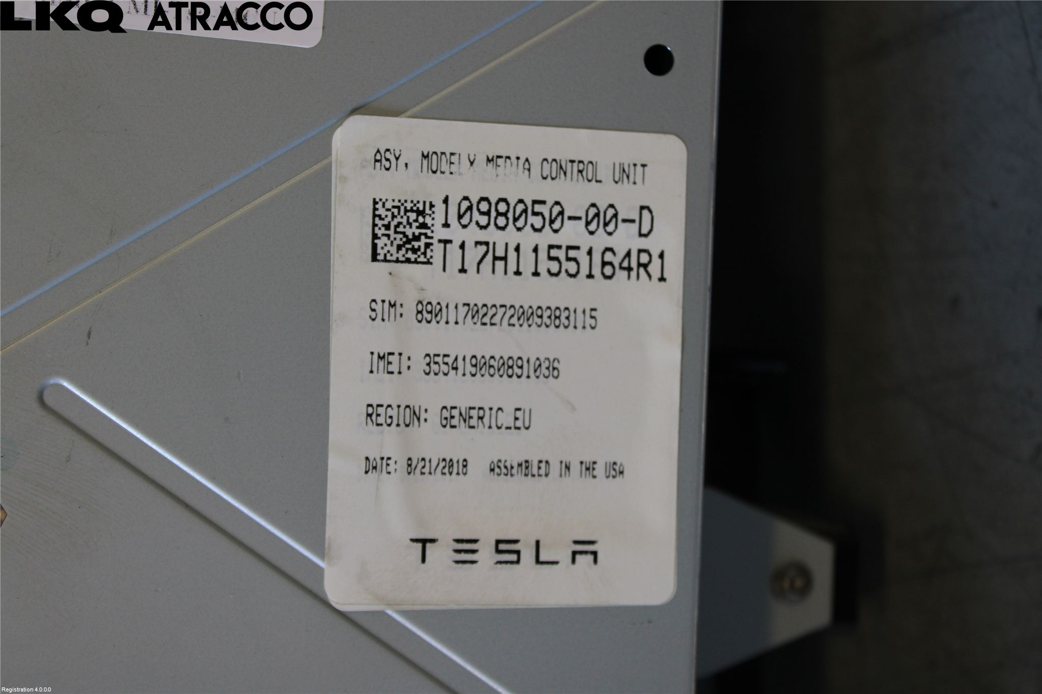 Tesla MODEL S 13- Multifunktionsdisplay