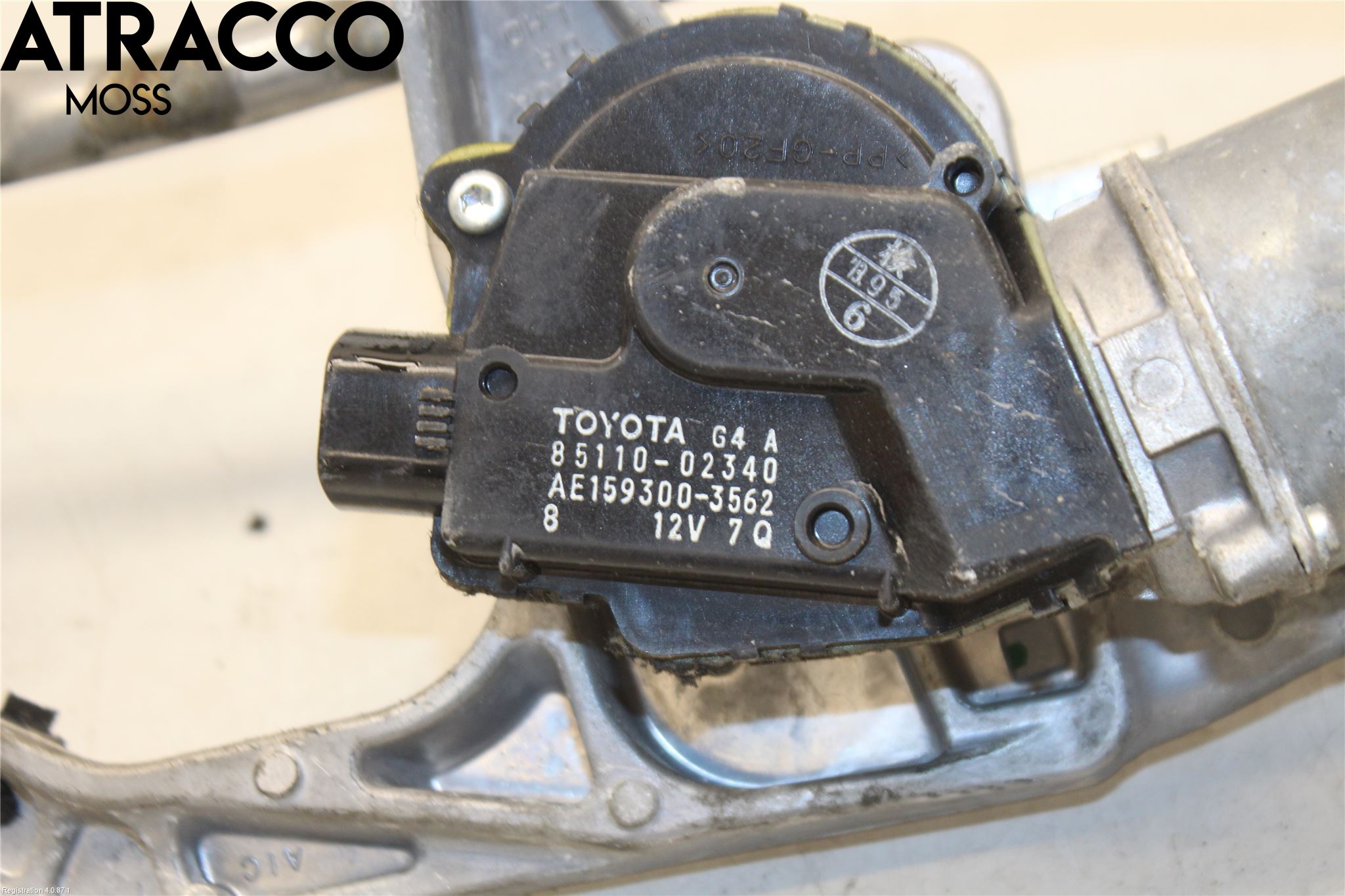 Toyota AURIS 13-19 Viskermotor Frontrute