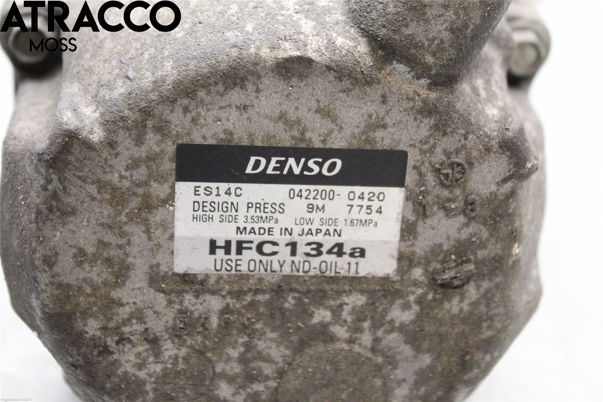 Toyota PRIUS ZVW30 09-20 Varme Ac Kompressor